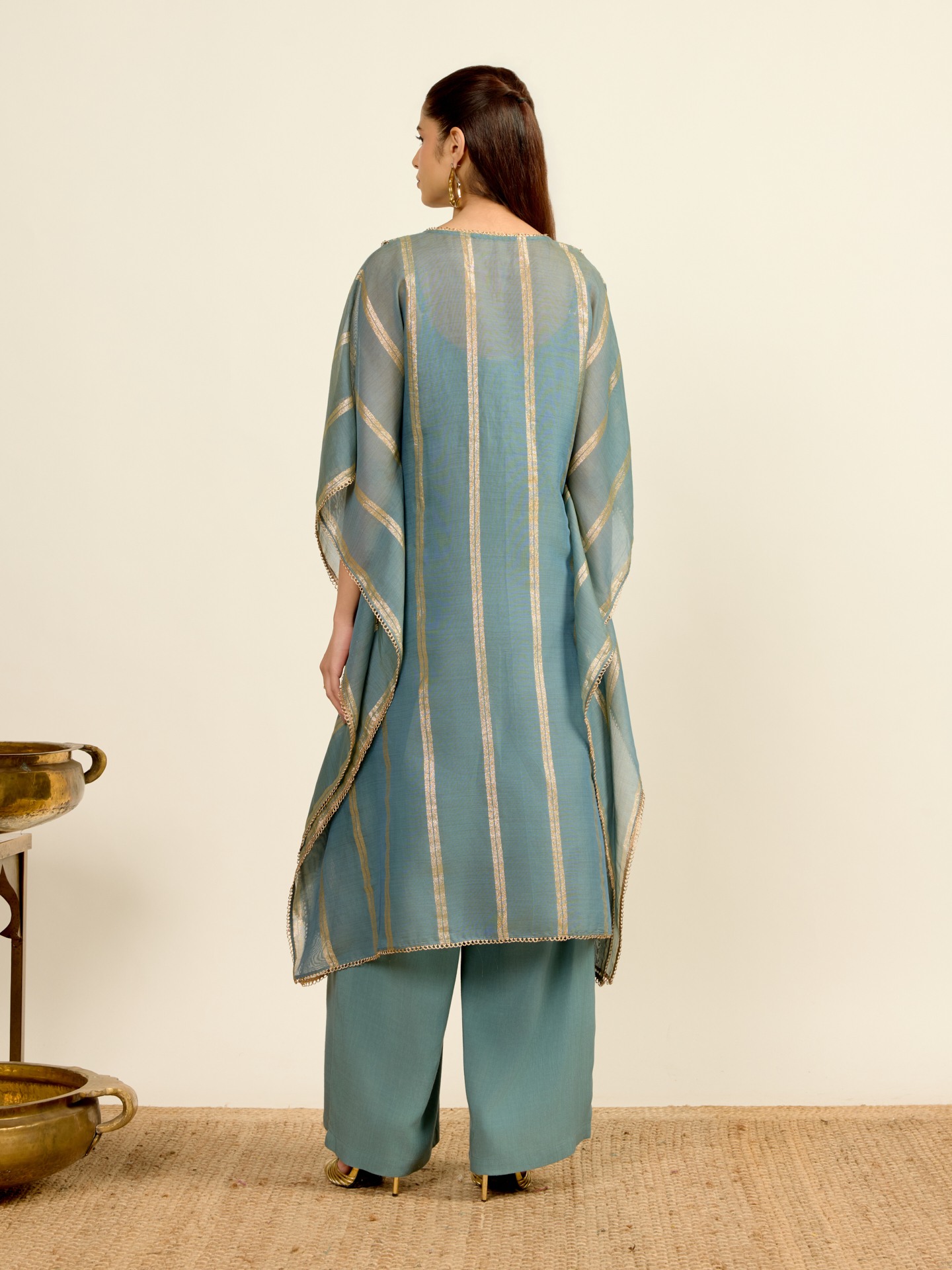 Grey Navya Solid Kurta Set