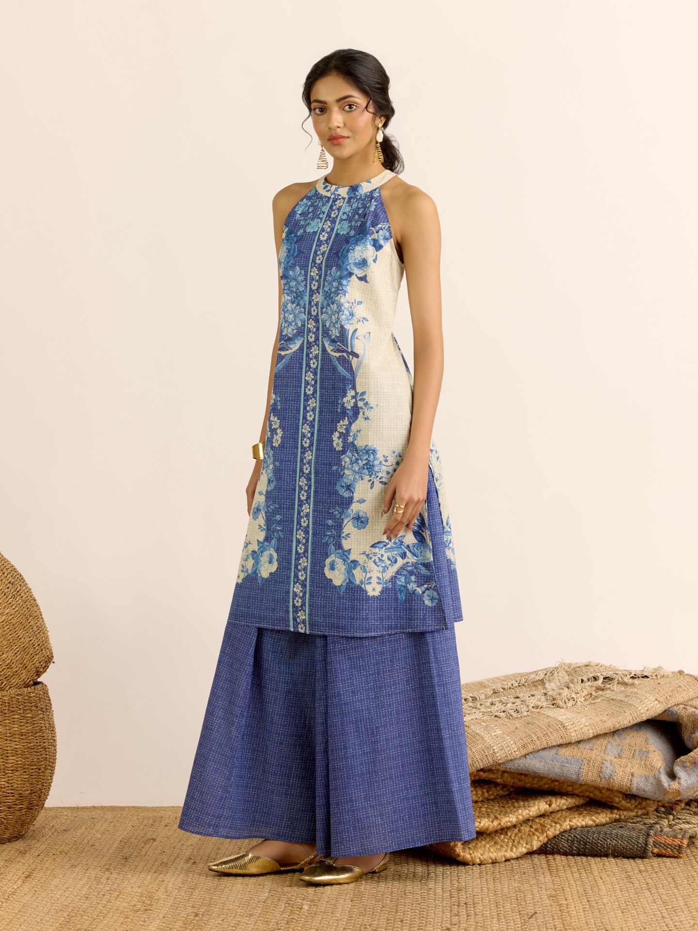 Indigo Nilambiri Kurta Set