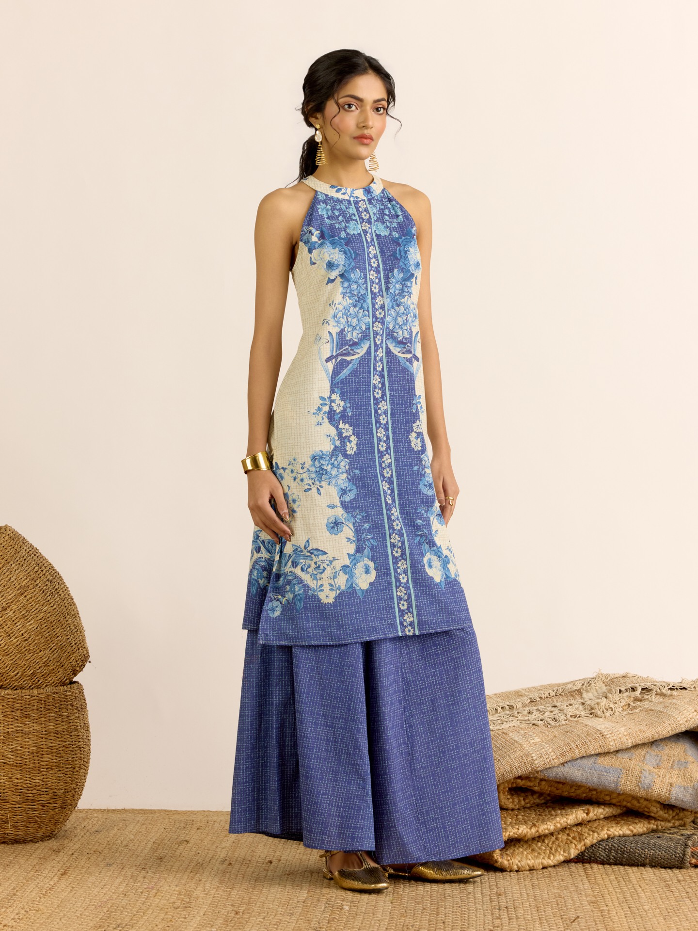 Indigo Nilambiri Kurta Set