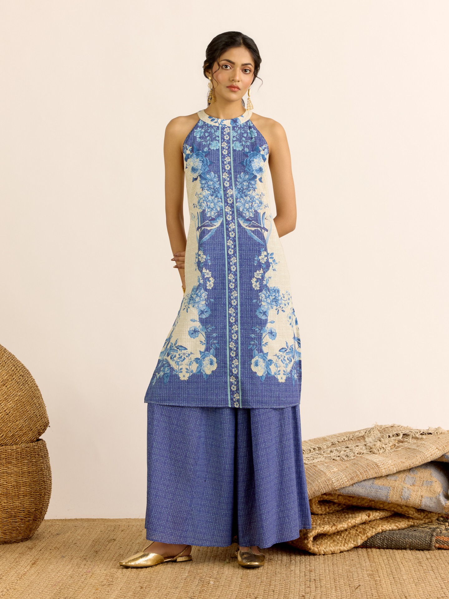 Indigo Nilambiri Kurta Set