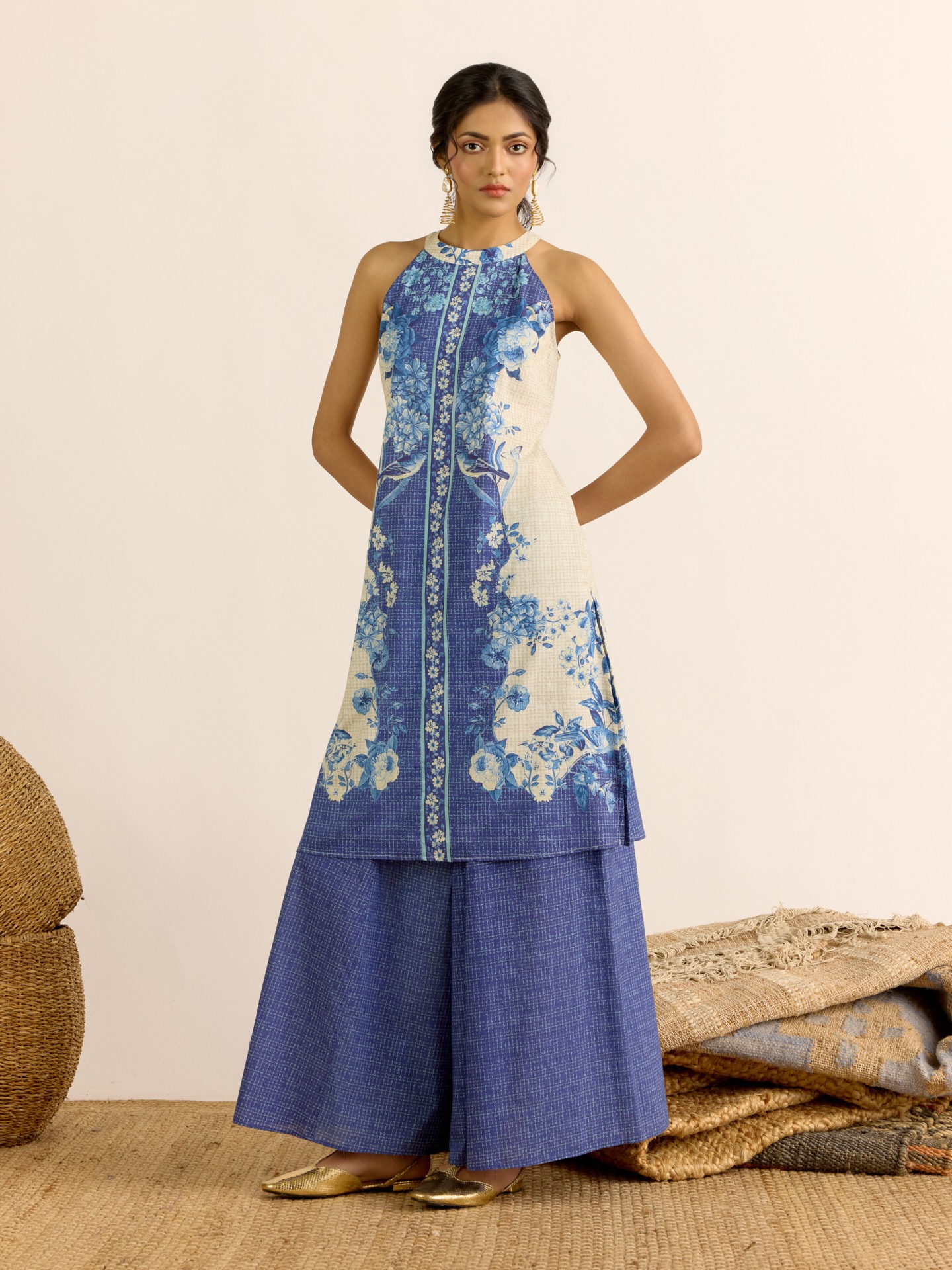 Indigo Nilambiri Kurta Set
