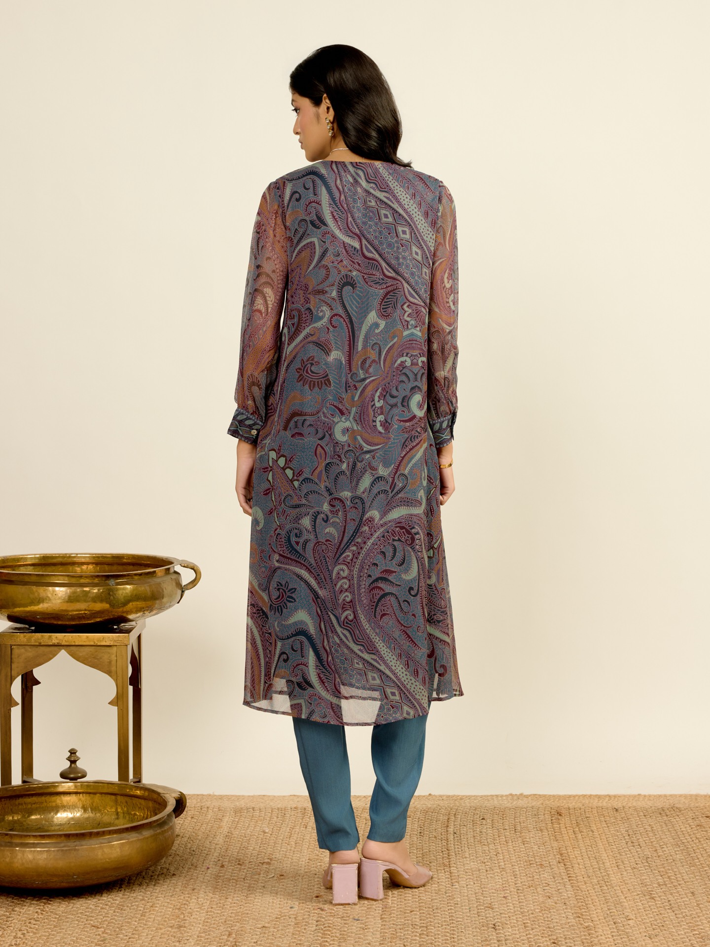 Indigo Perch Suit Set