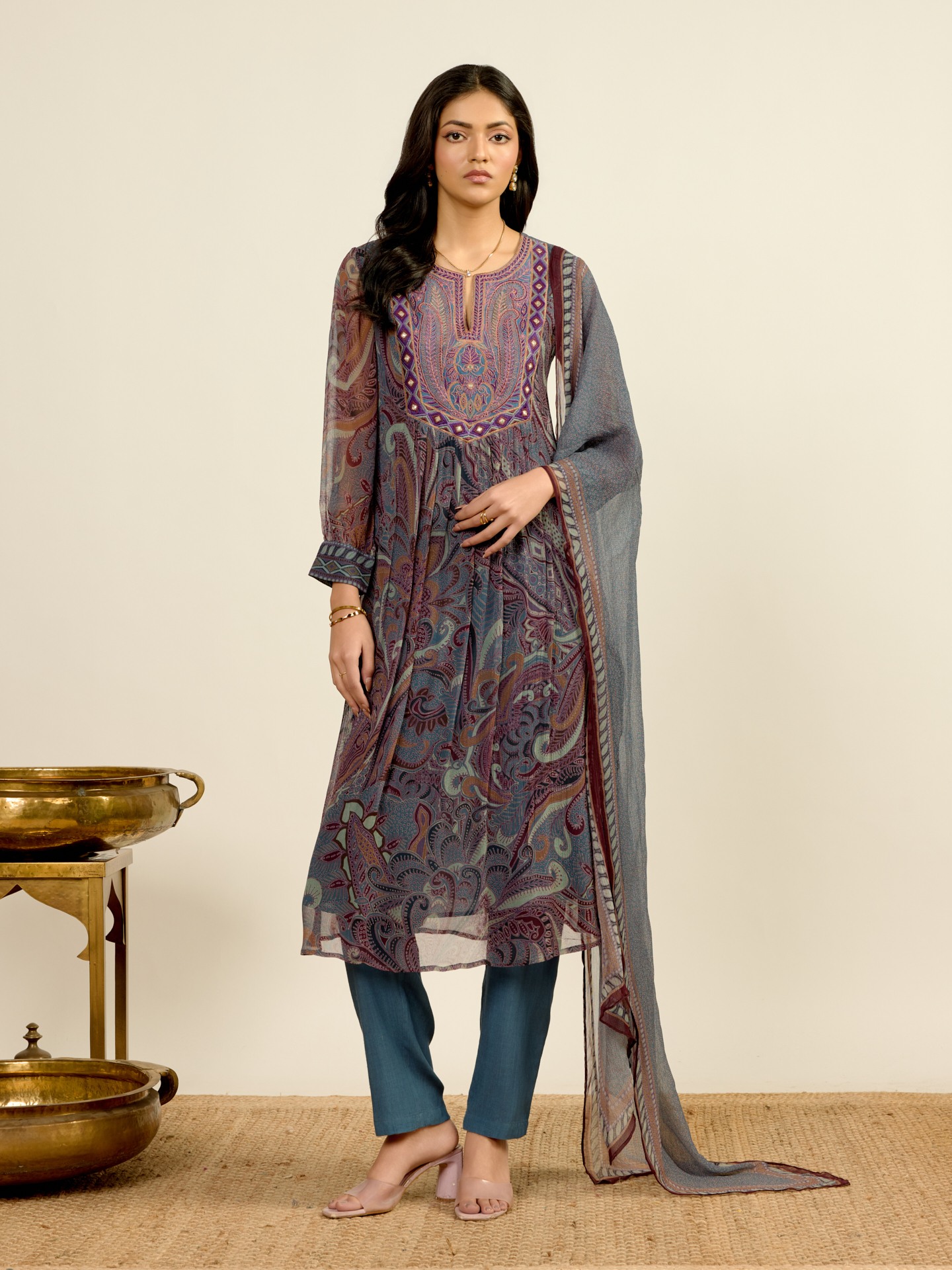 Indigo Perch Suit Set