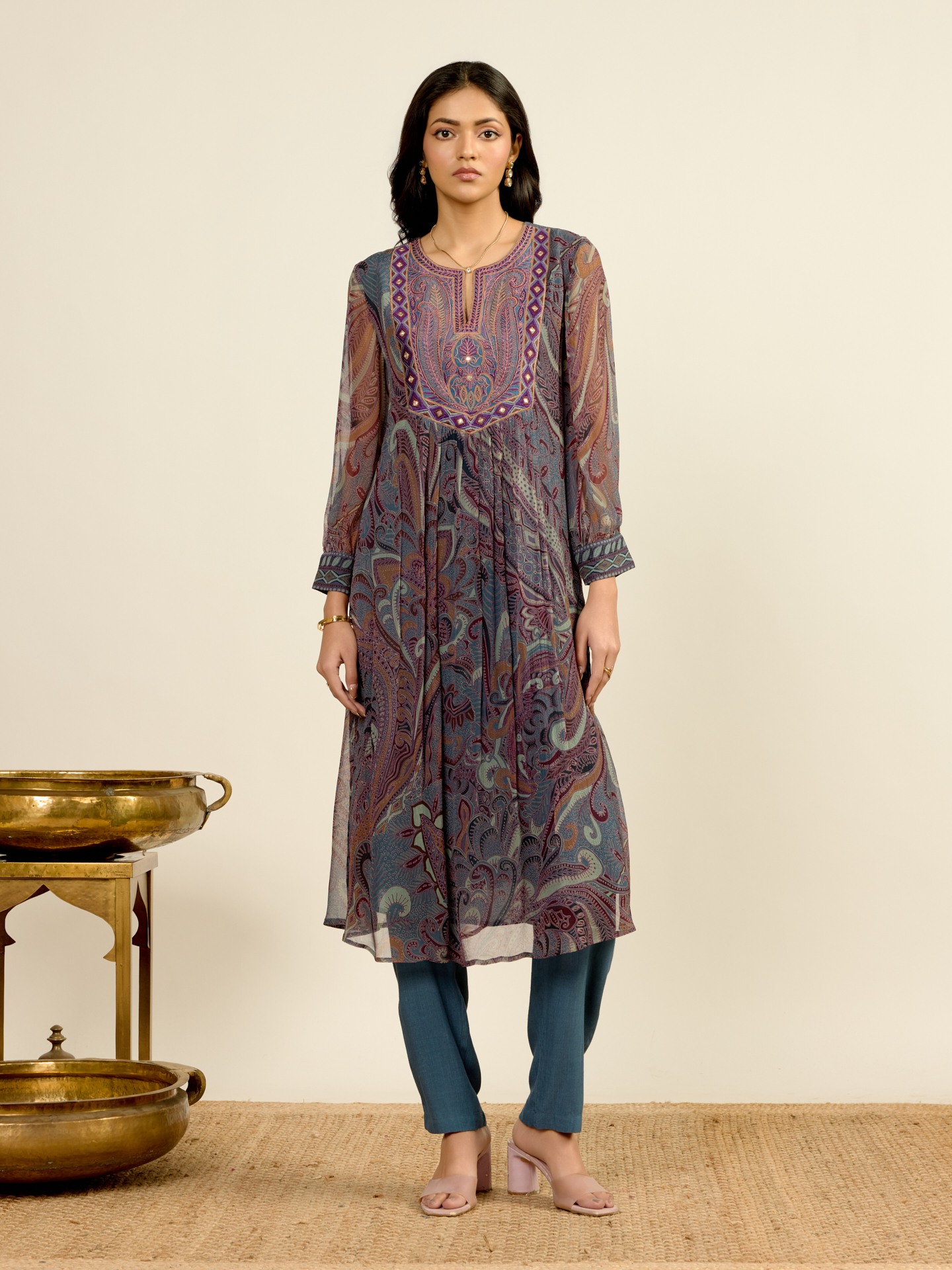 Indigo Perch Suit Set