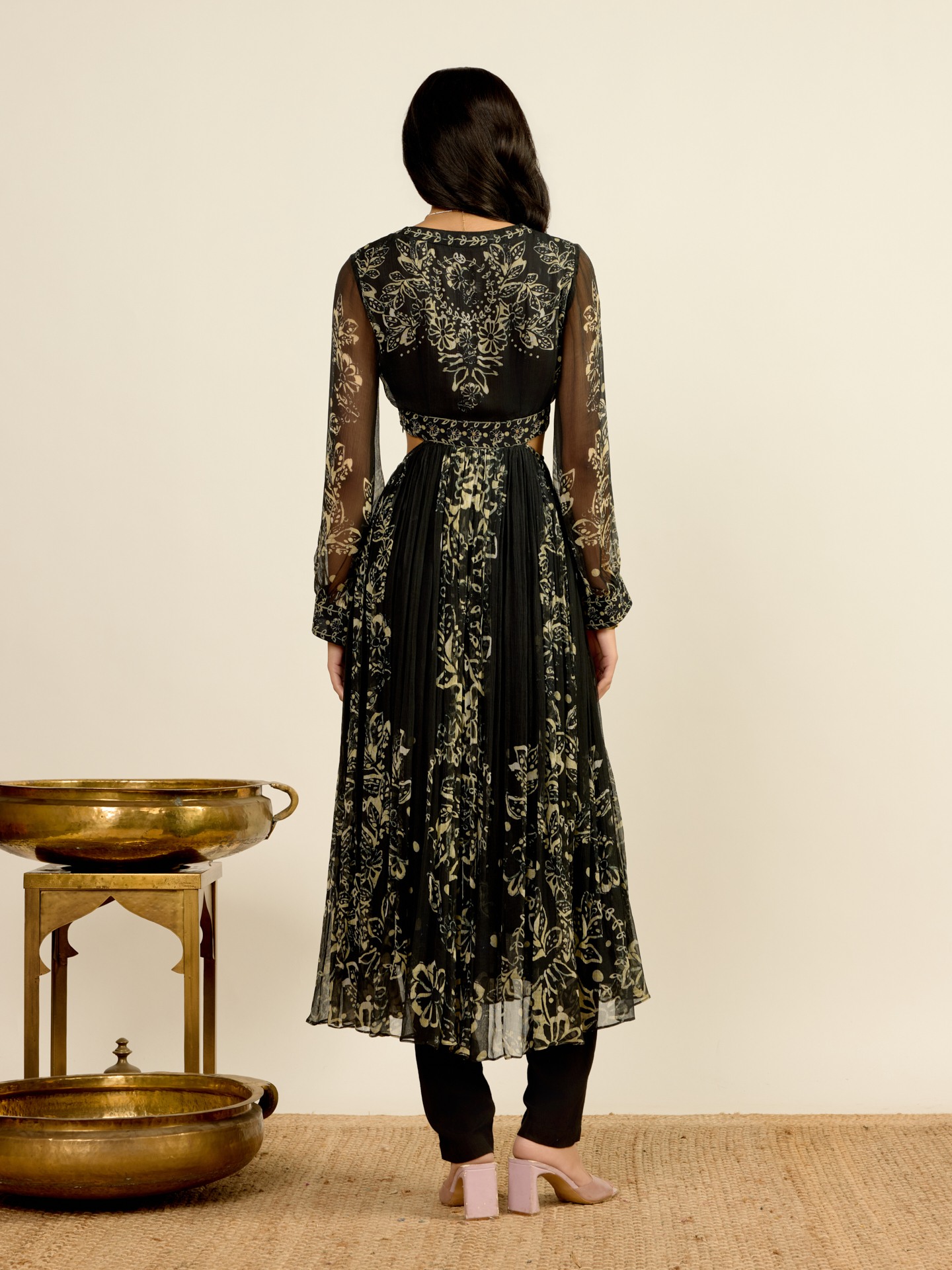 Black Elder Flower
 Suit Set