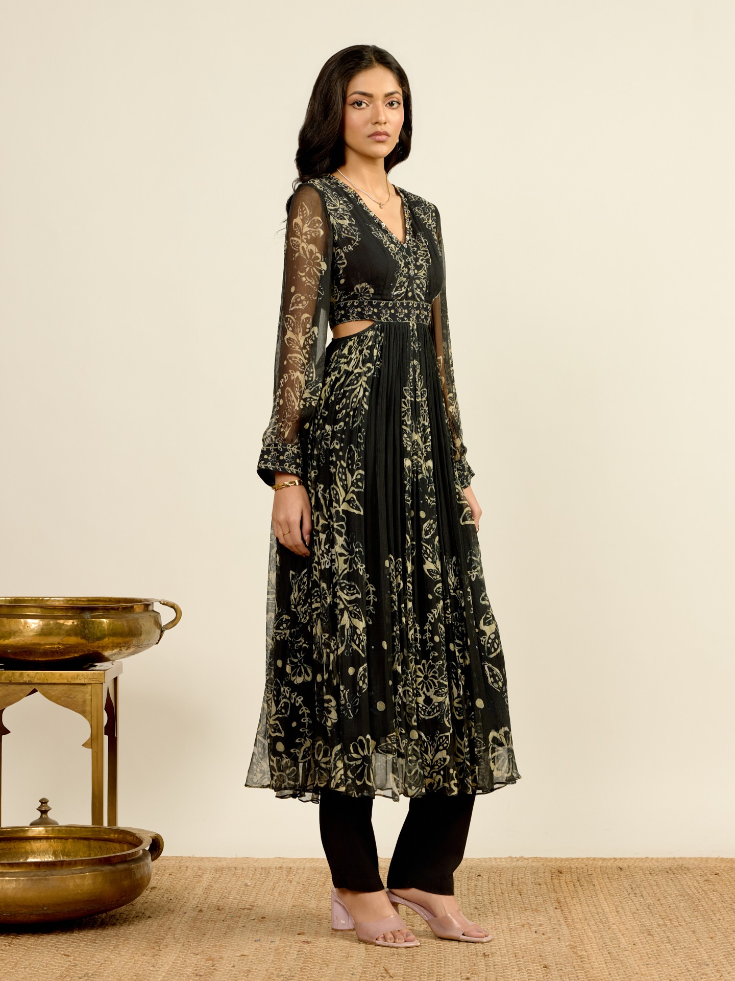 Black Elder Flower
 Suit Set