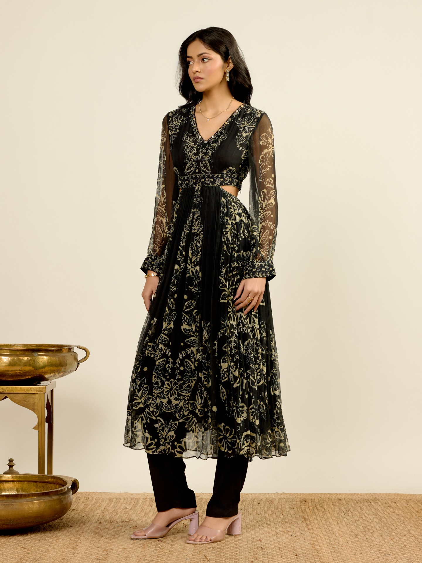 Black Elder Flower
 Suit Set