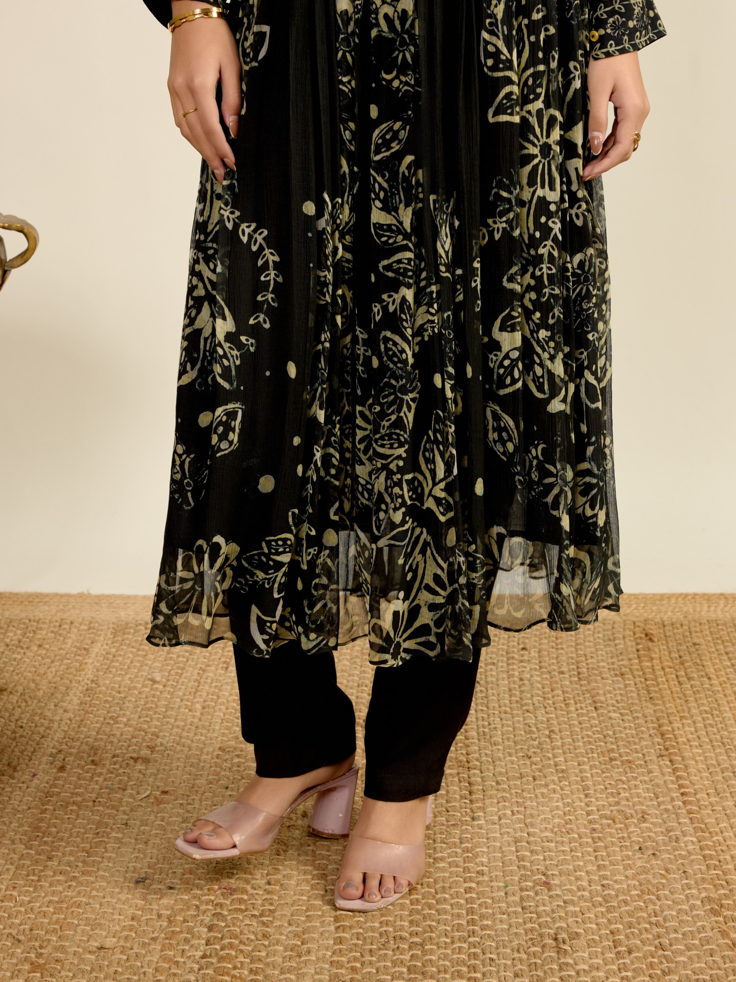 Black Elder Flower
 Suit Set
