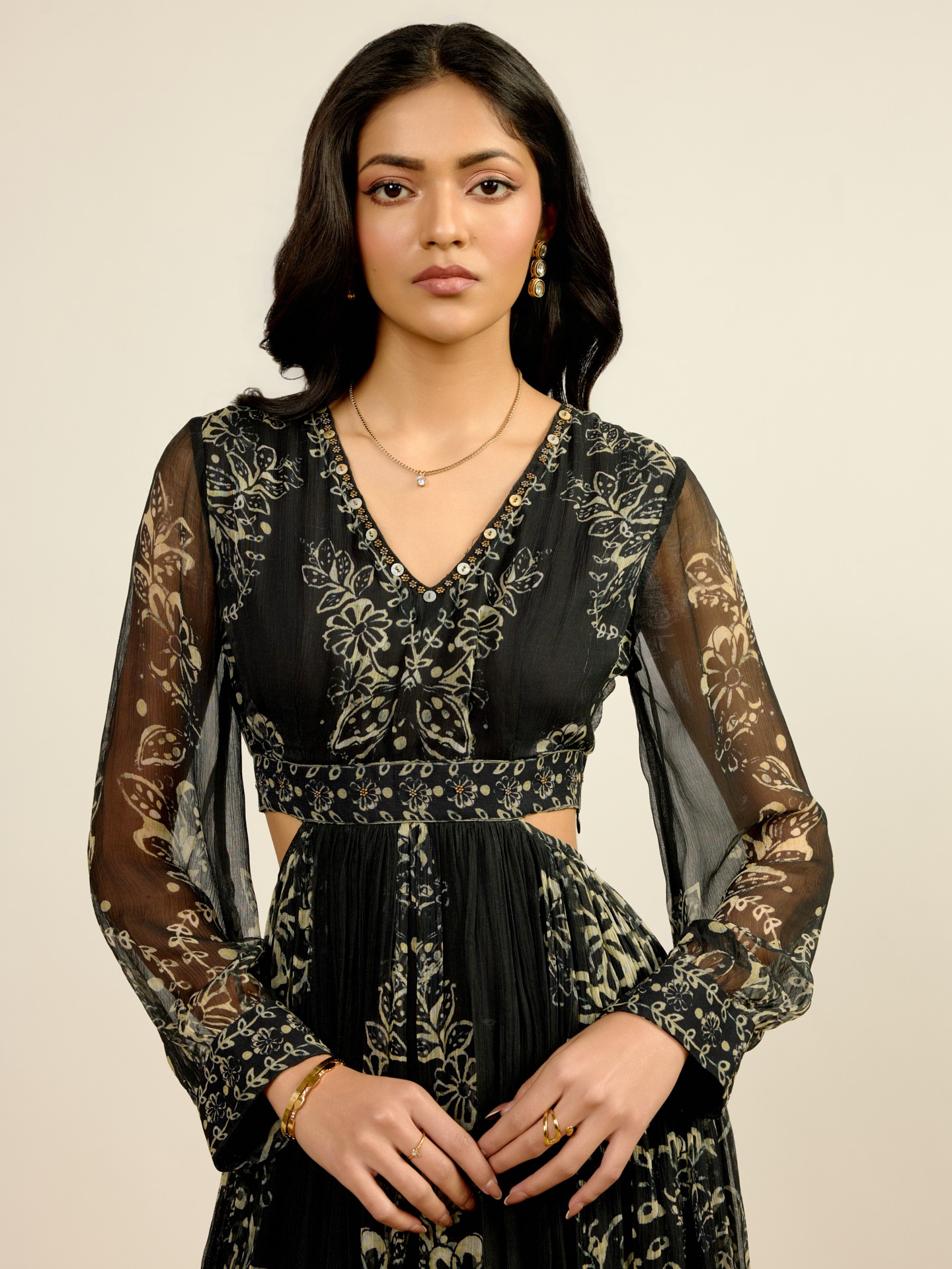 Black Elder Flower
 Suit Set