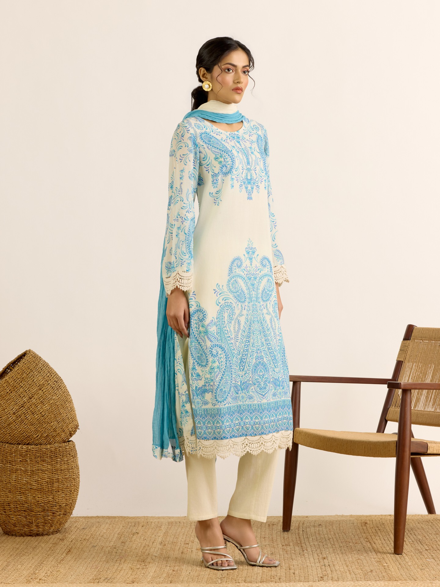 Blue Unnati Suit Set