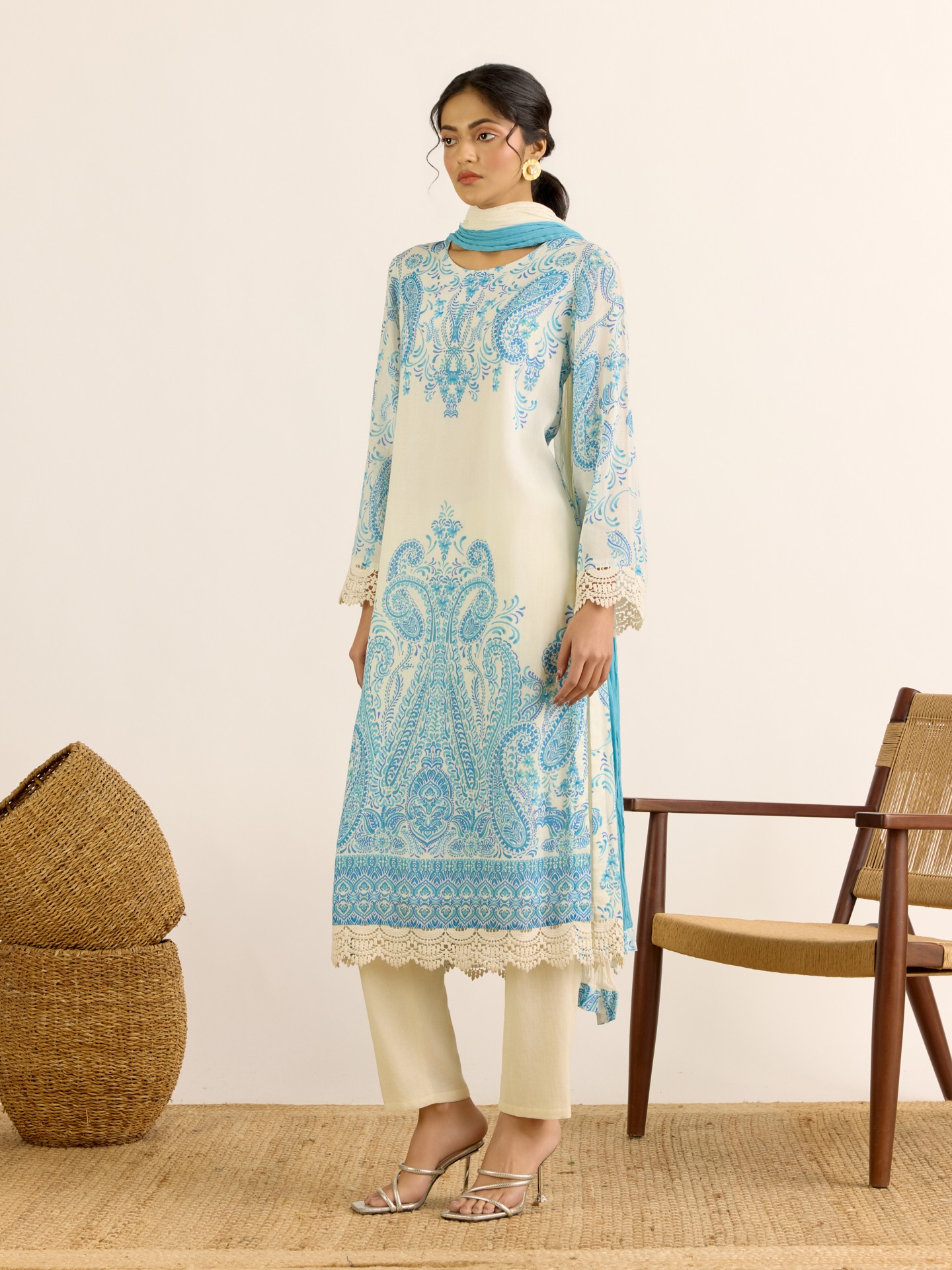 Blue Unnati Suit Set