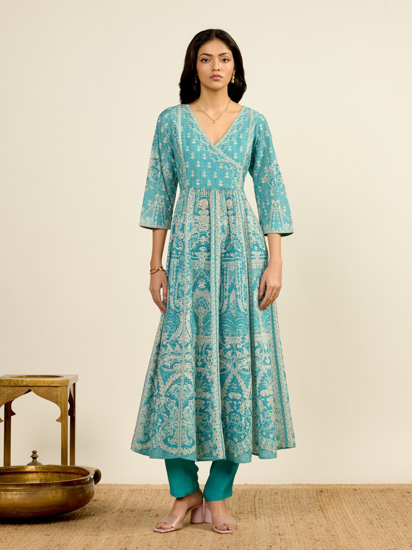 Turquiose Larisa Suit Set