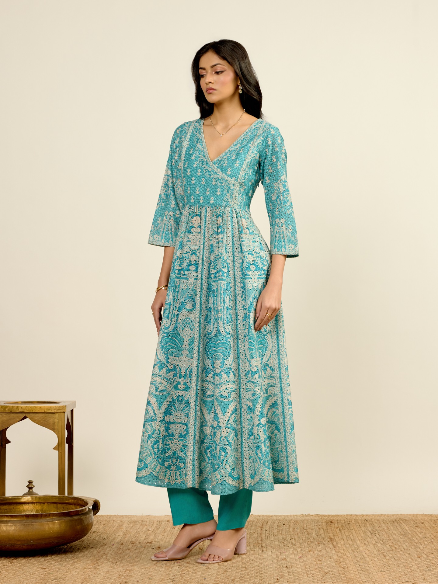 Turquiose Larisa Suit Set