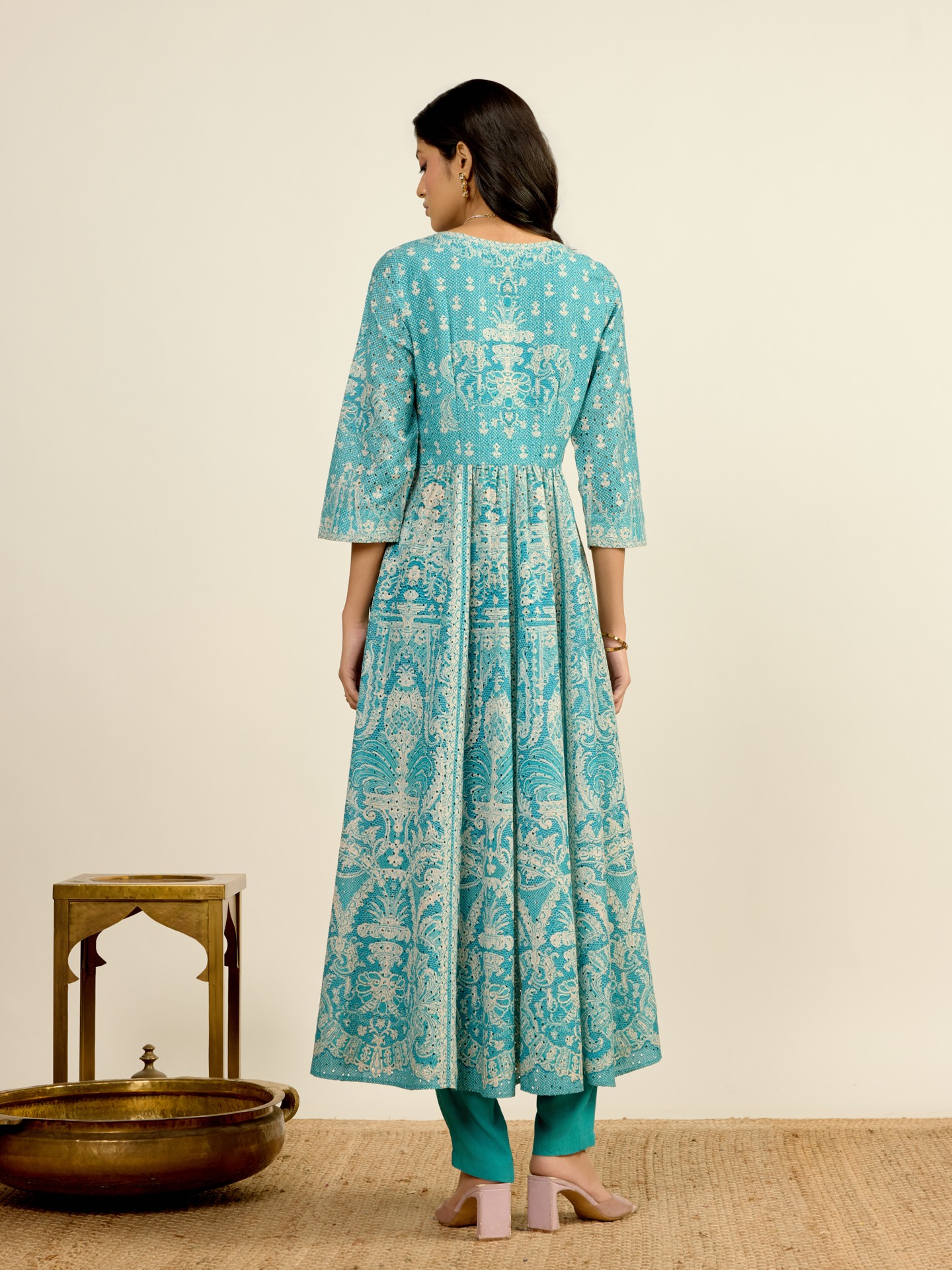 Turquiose Larisa Suit Set