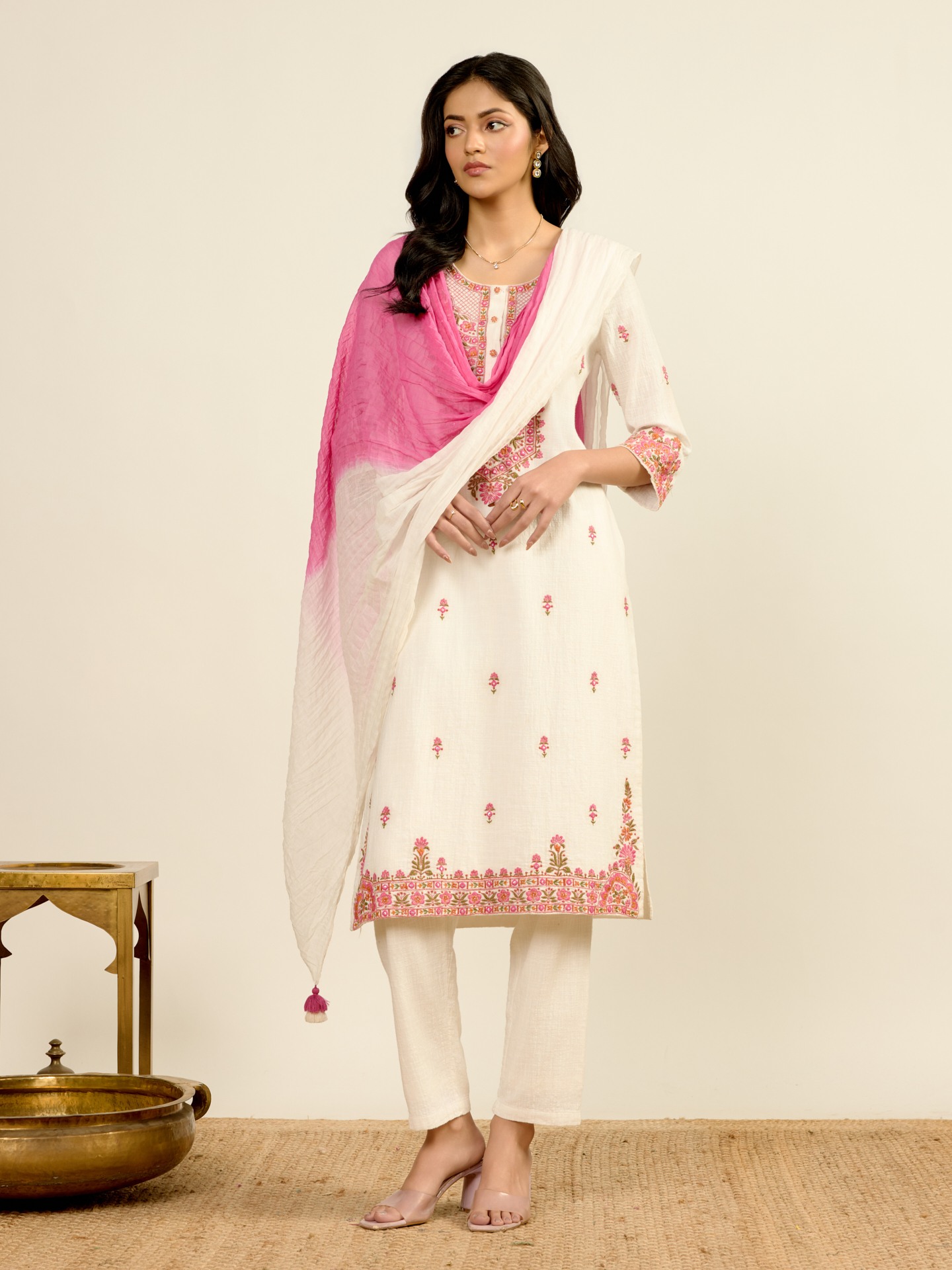 Off-White Reya Solid  Suit Set