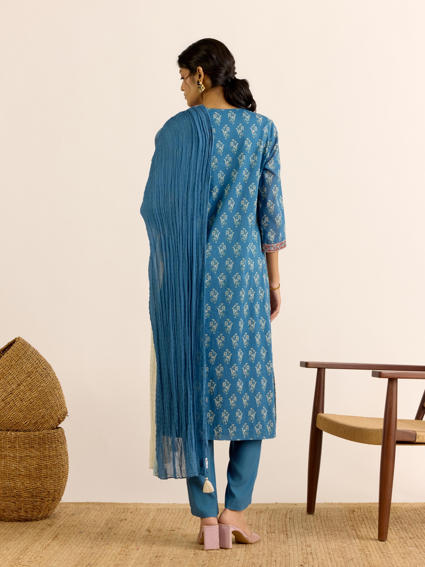 Blue Anjana Suit Set