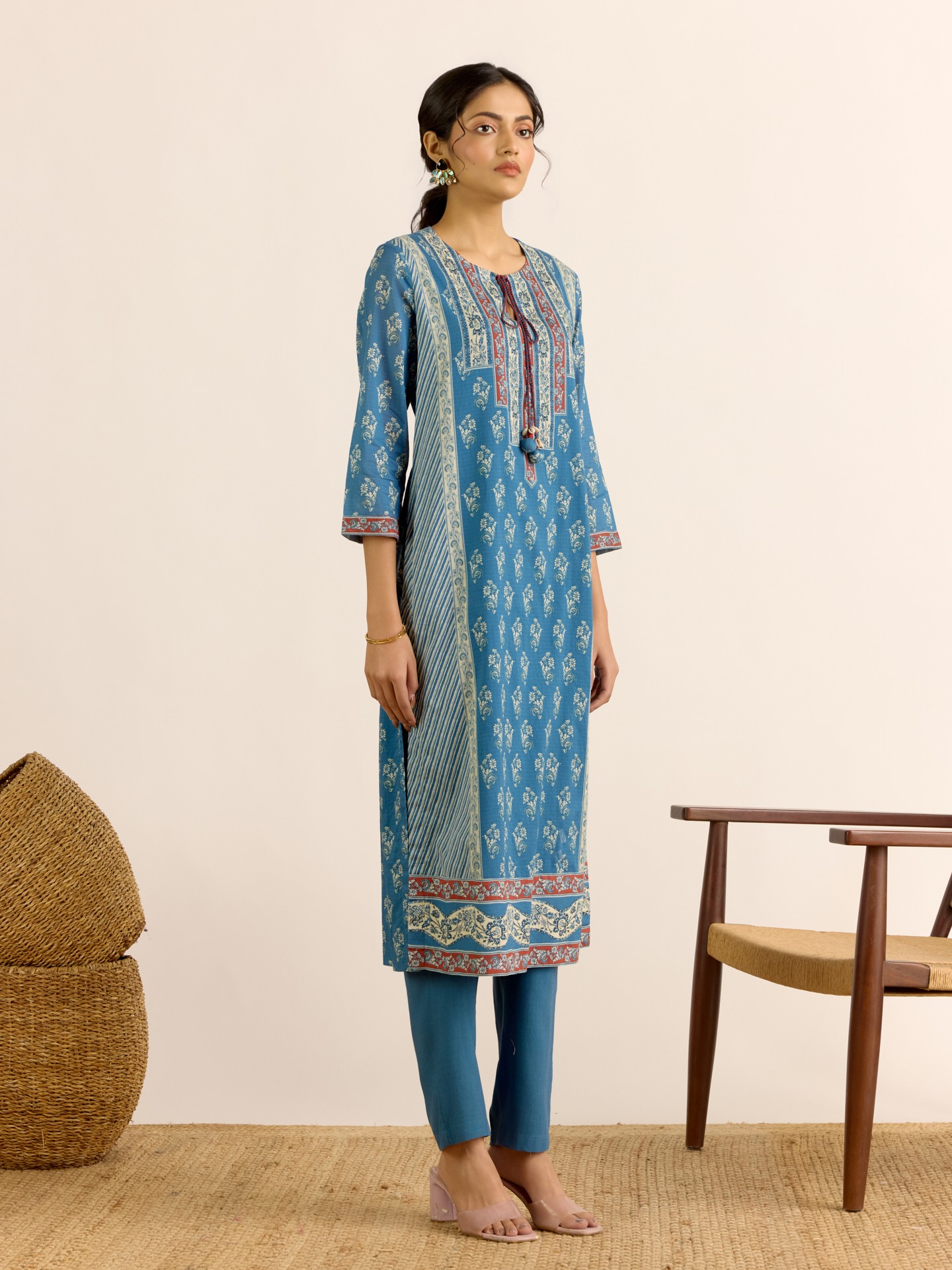 Blue Anjana Suit Set