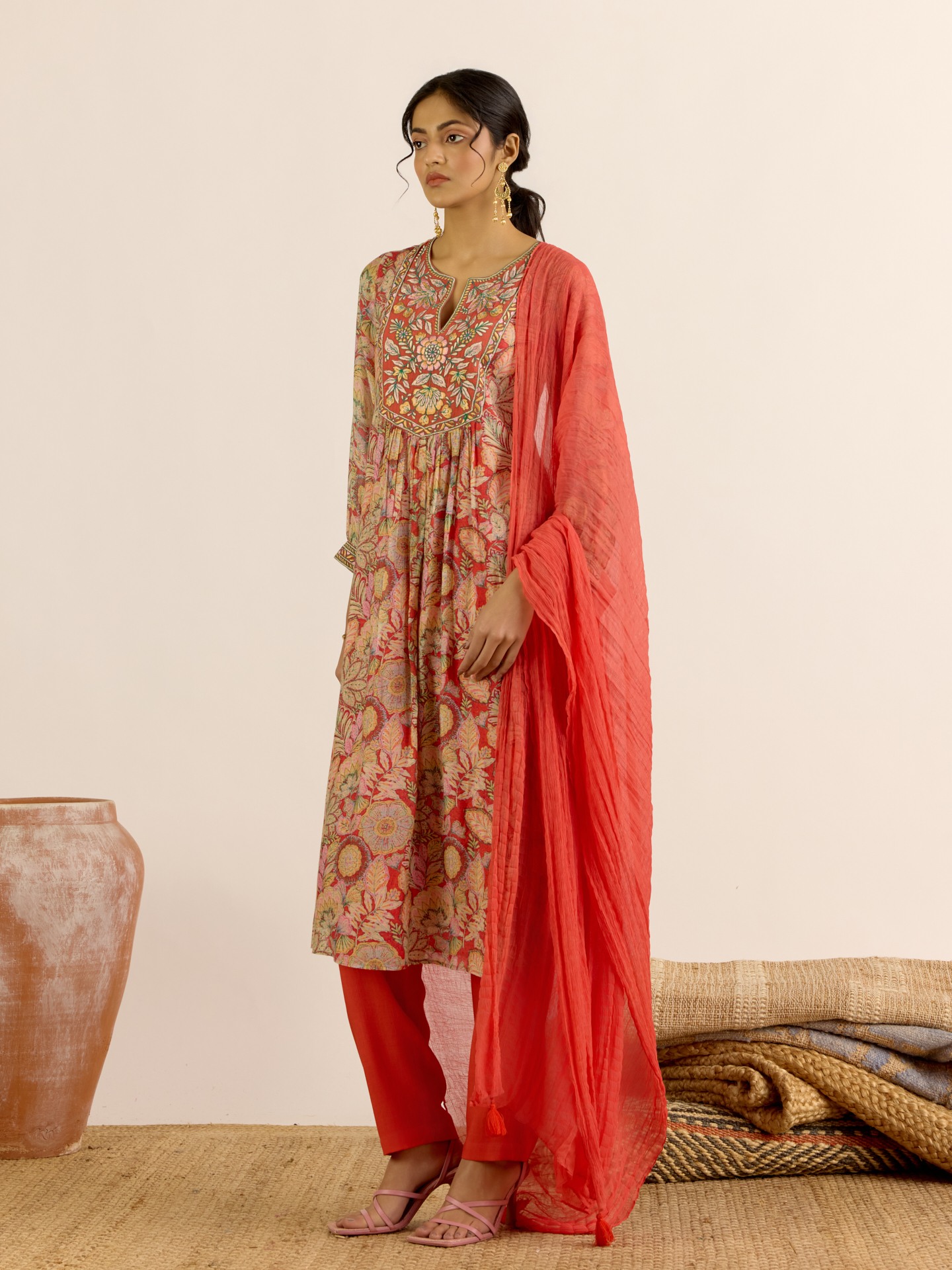 Red Aroma Suit Set