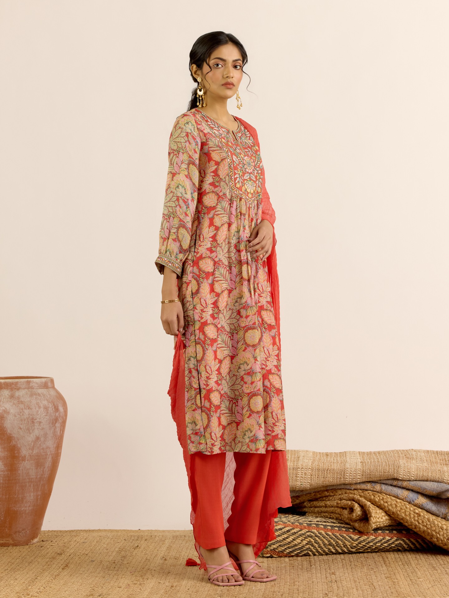 Red Aroma Suit Set