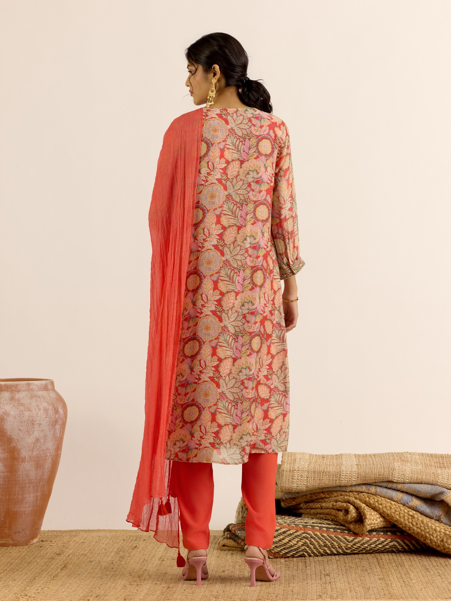 Red Aroma Suit Set
