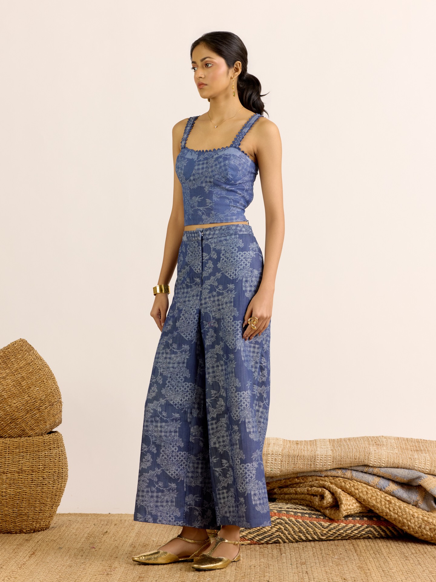 Denim Blue Fiona
 Cord Set