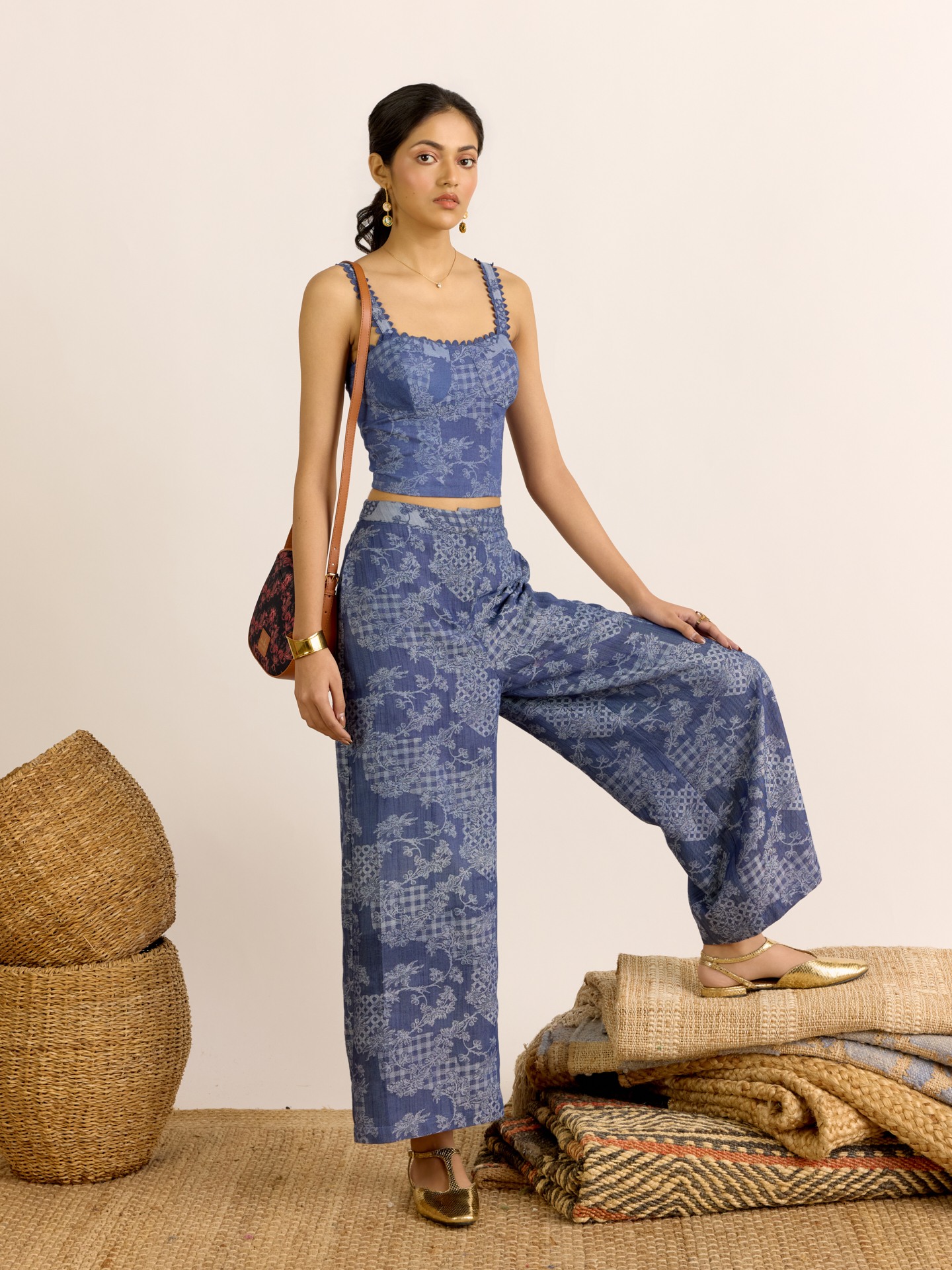 Denim Blue Fiona
 Cord Set