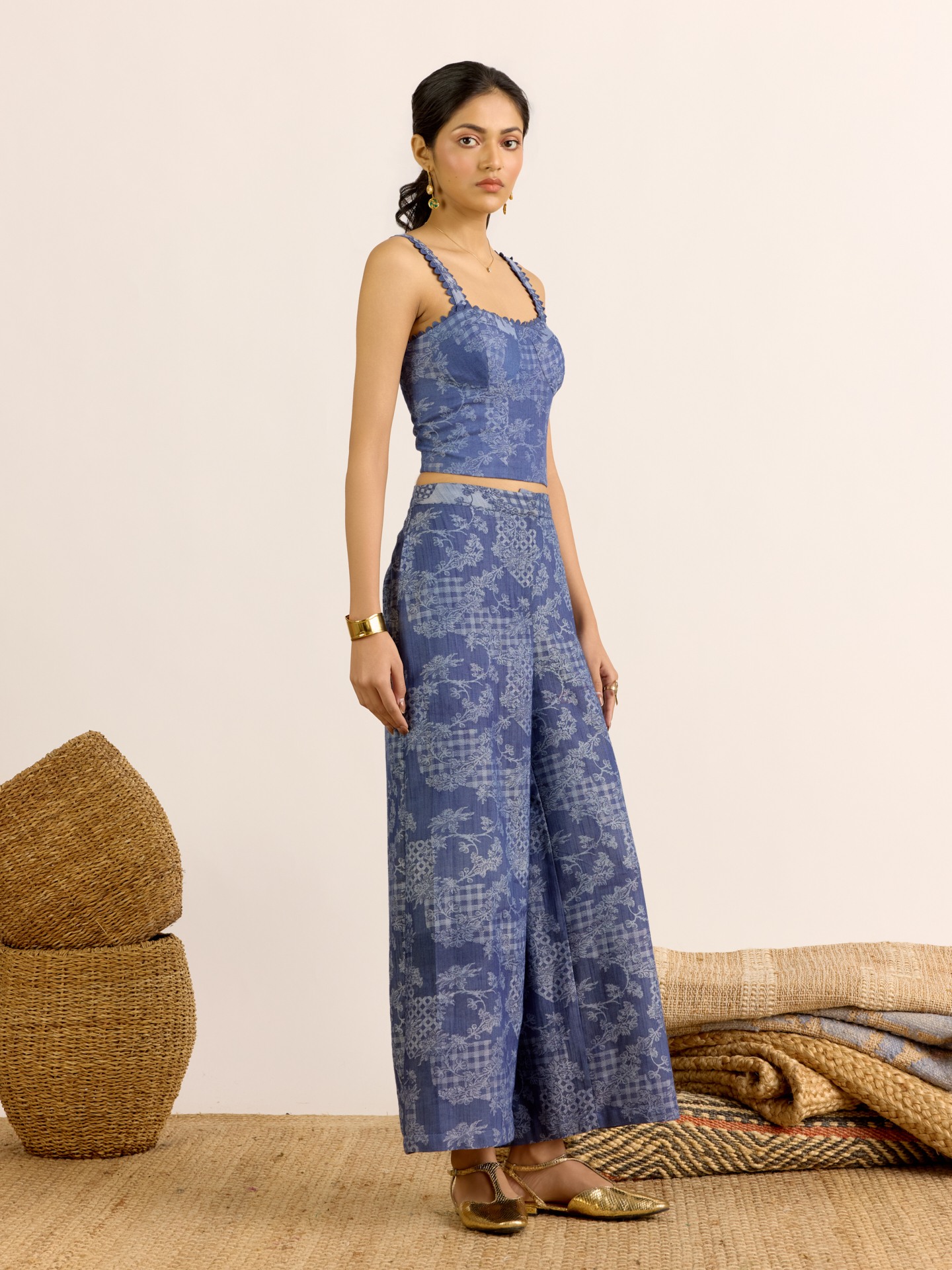 Denim Blue Fiona
 Cord Set