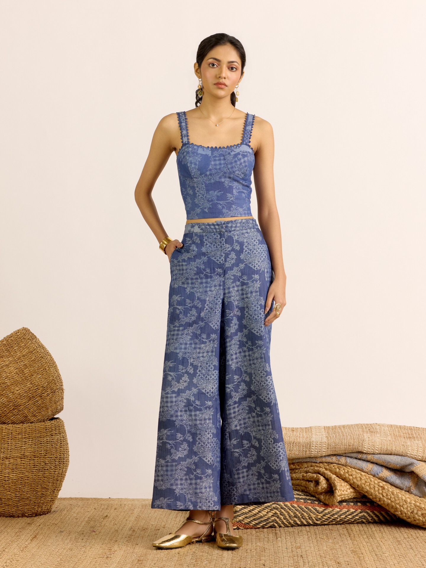 Denim Blue Fiona
 Cord Set