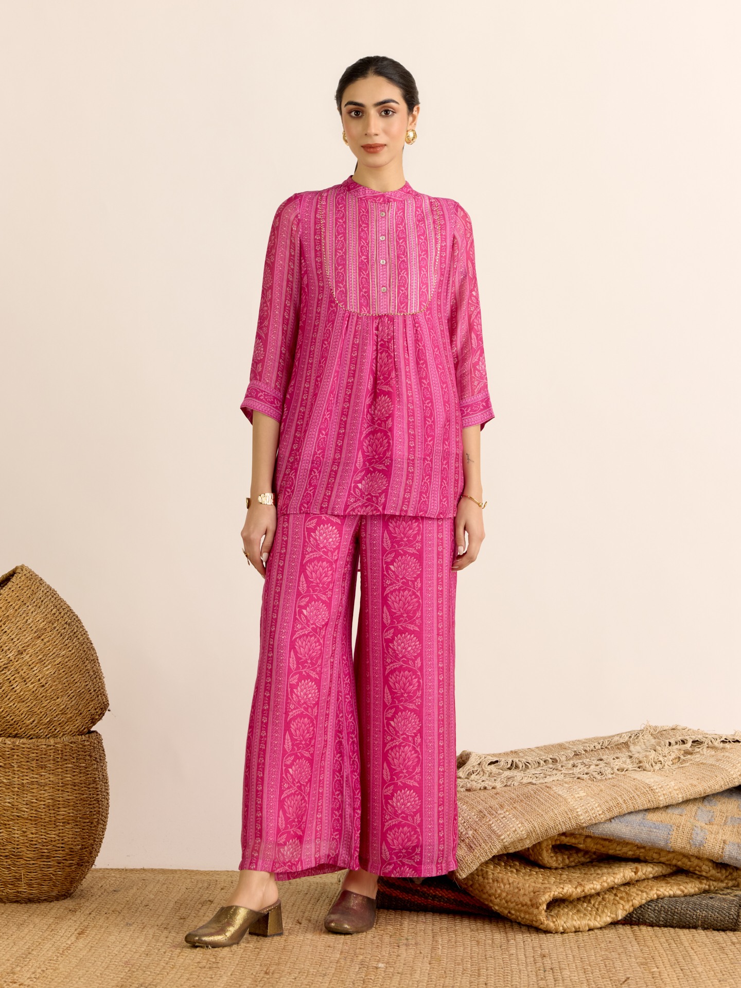 Fushia Toobah  Cord Set