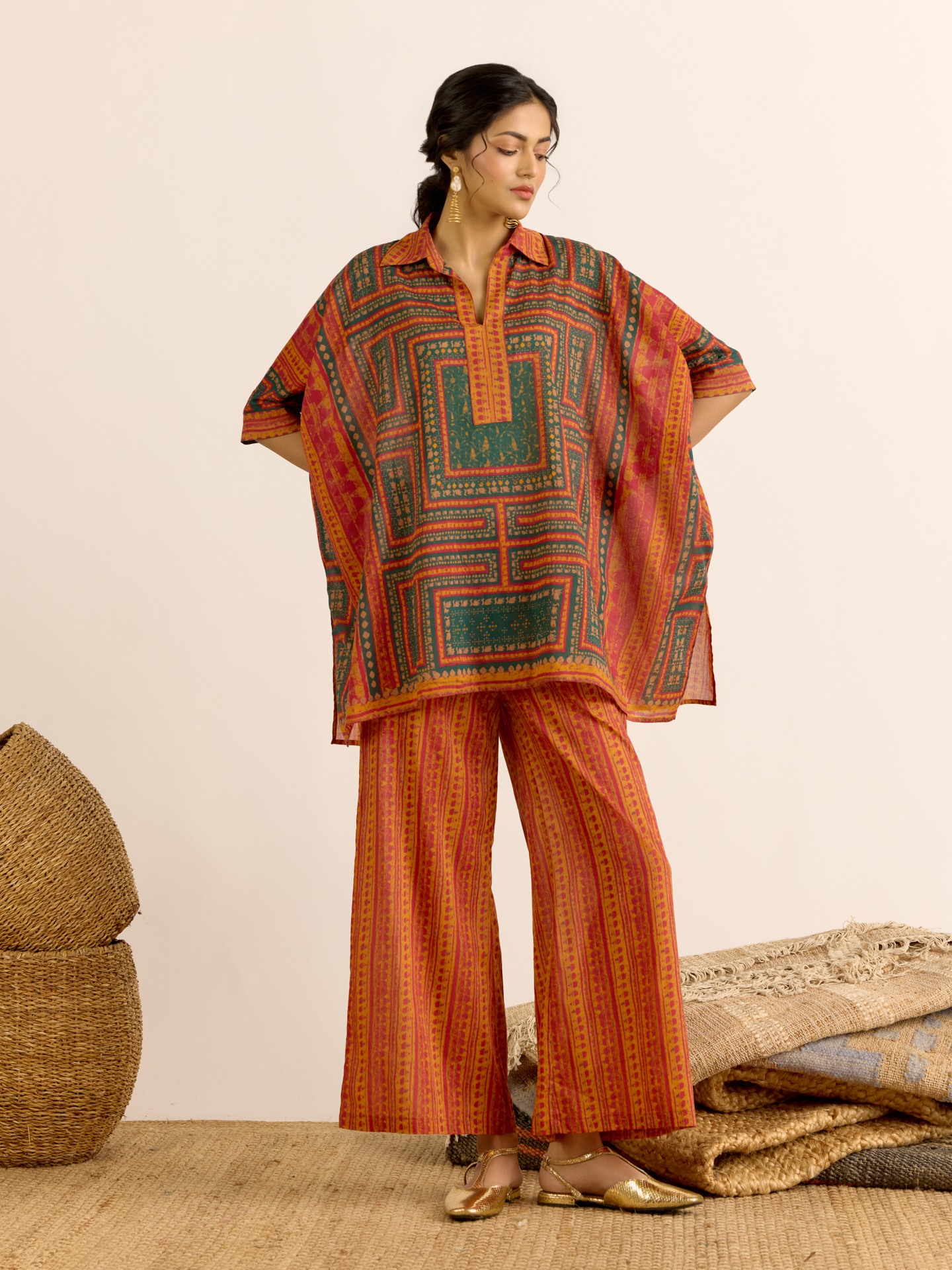 Rust Mishika Cord Set