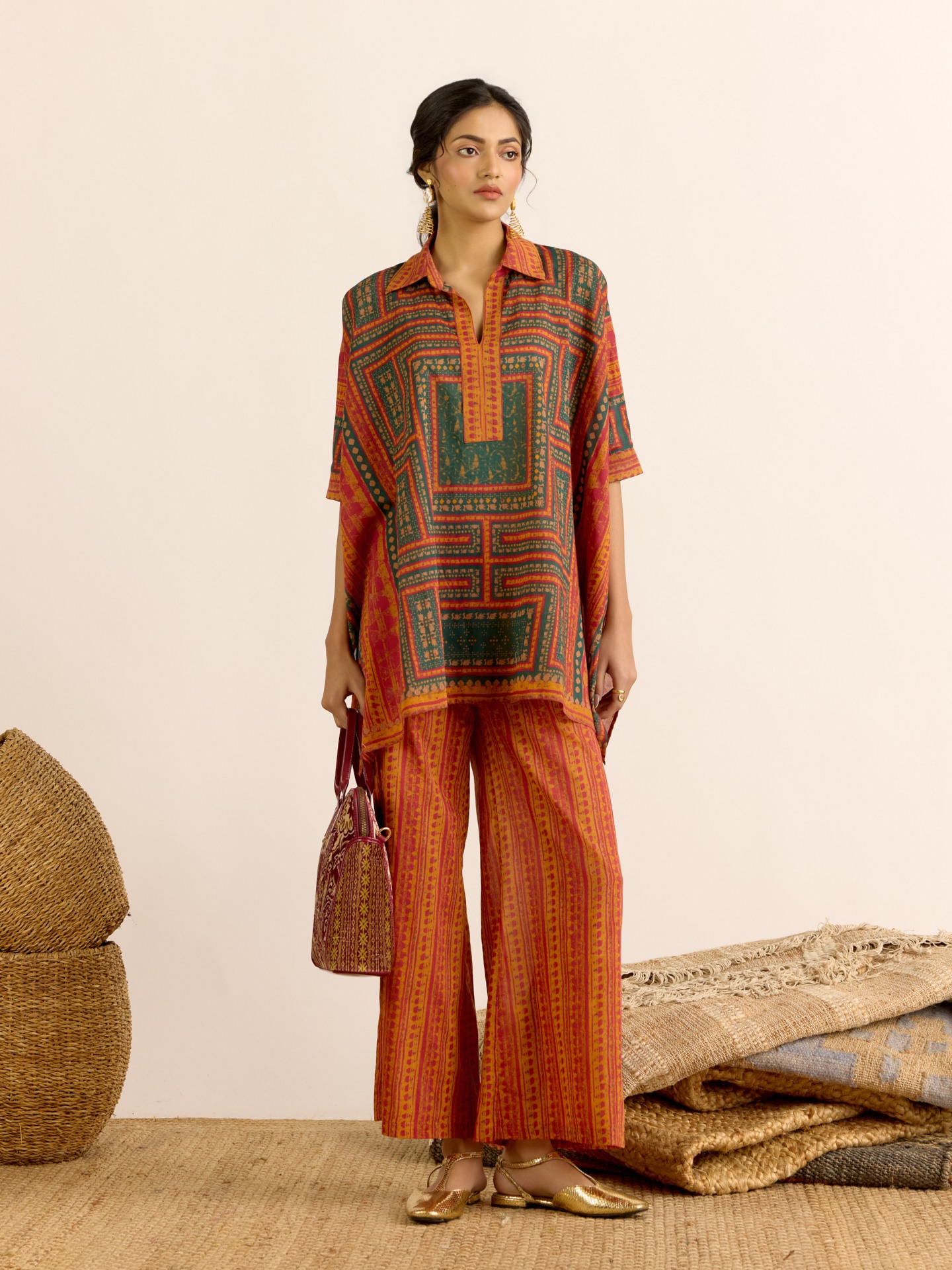 Rust Mishika Cord Set