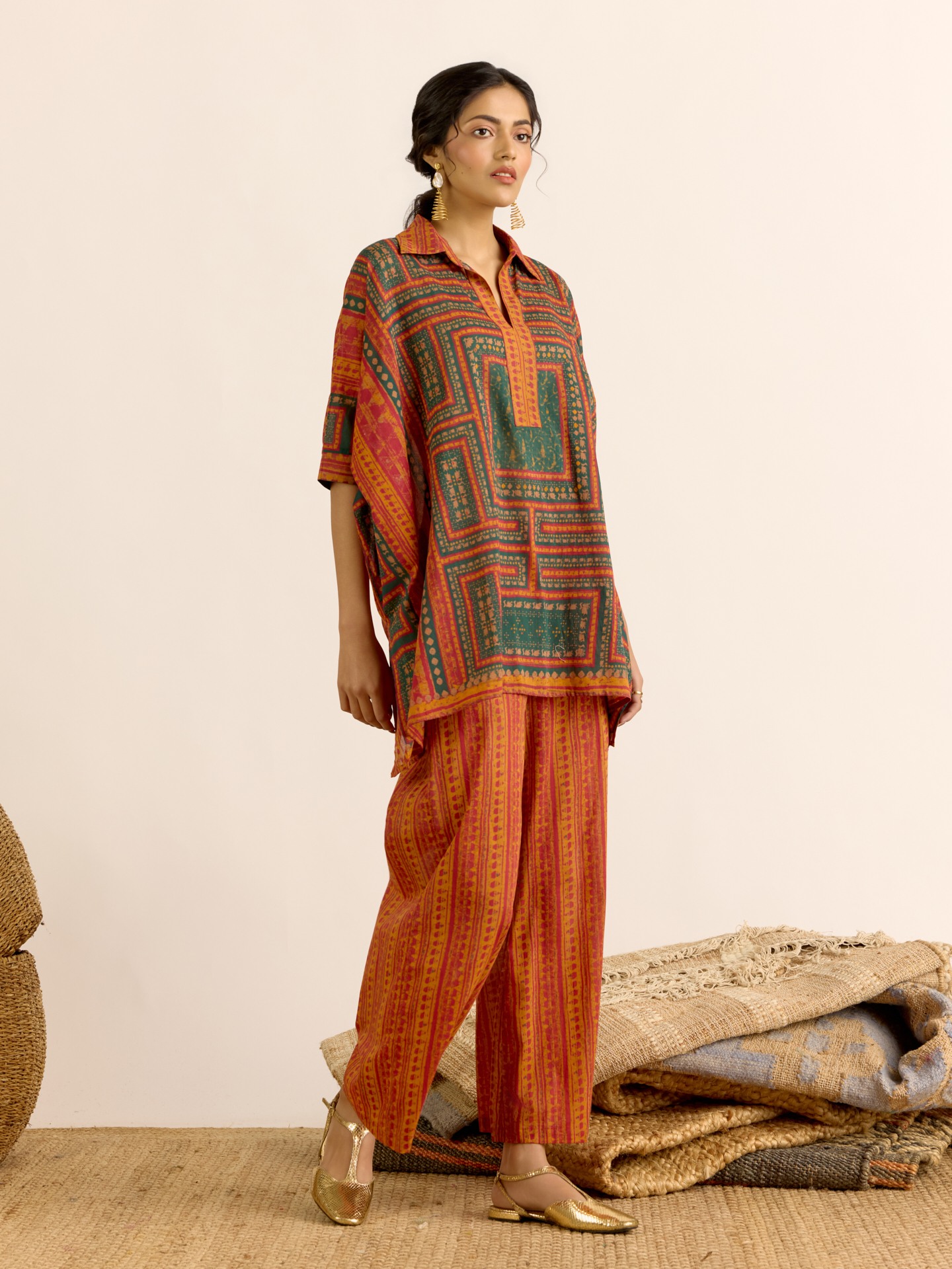 Rust Mishika Cord Set
