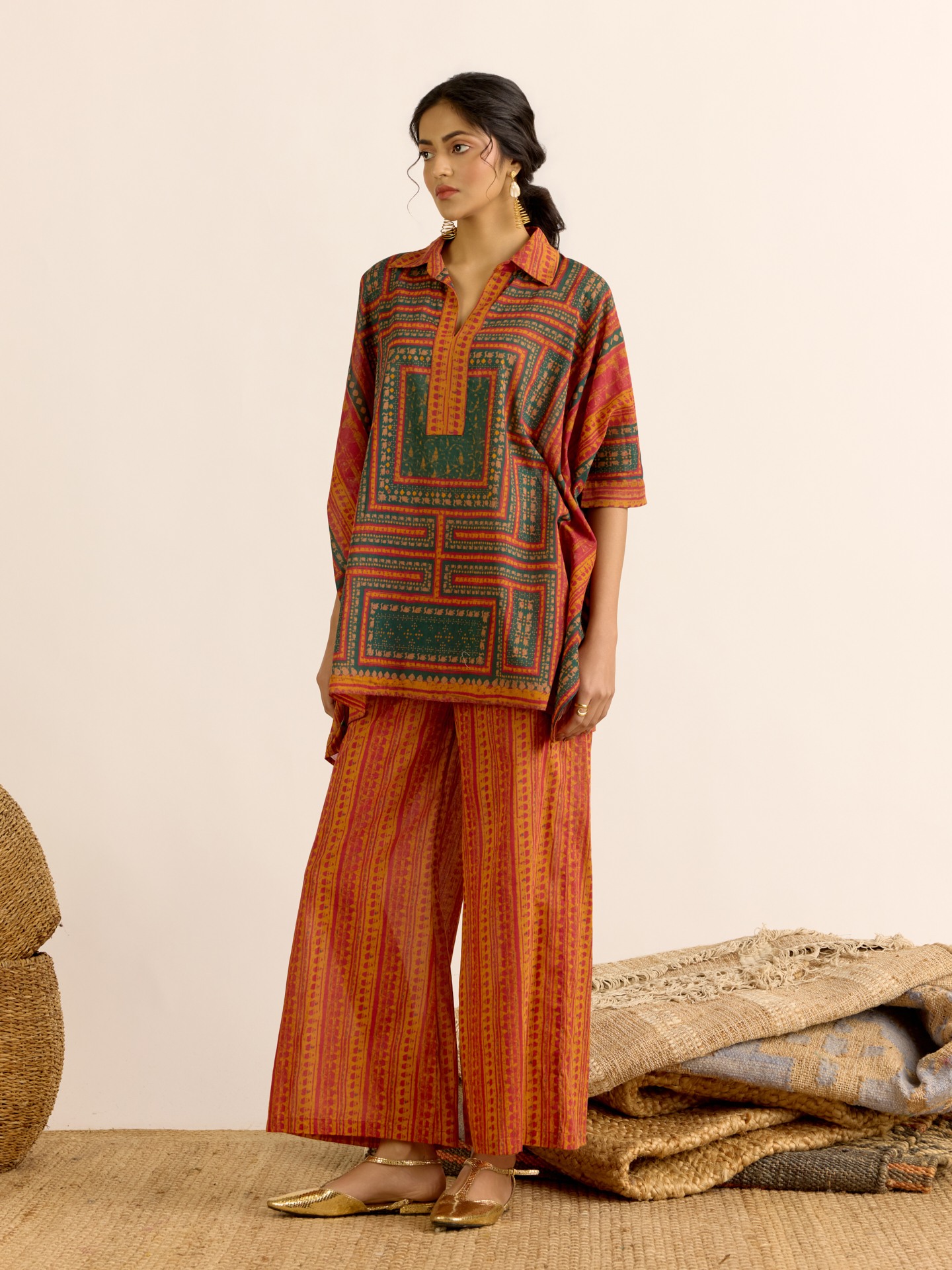 Rust Mishika Cord Set
