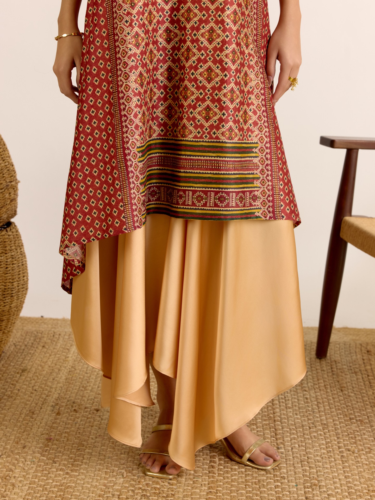 Brick Red Maya Kurta
