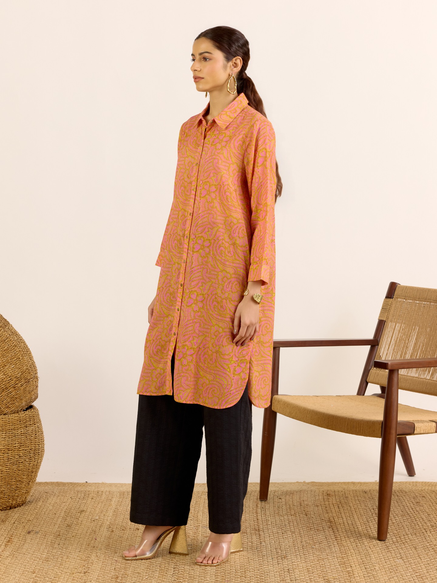 Rust Navya Kurta