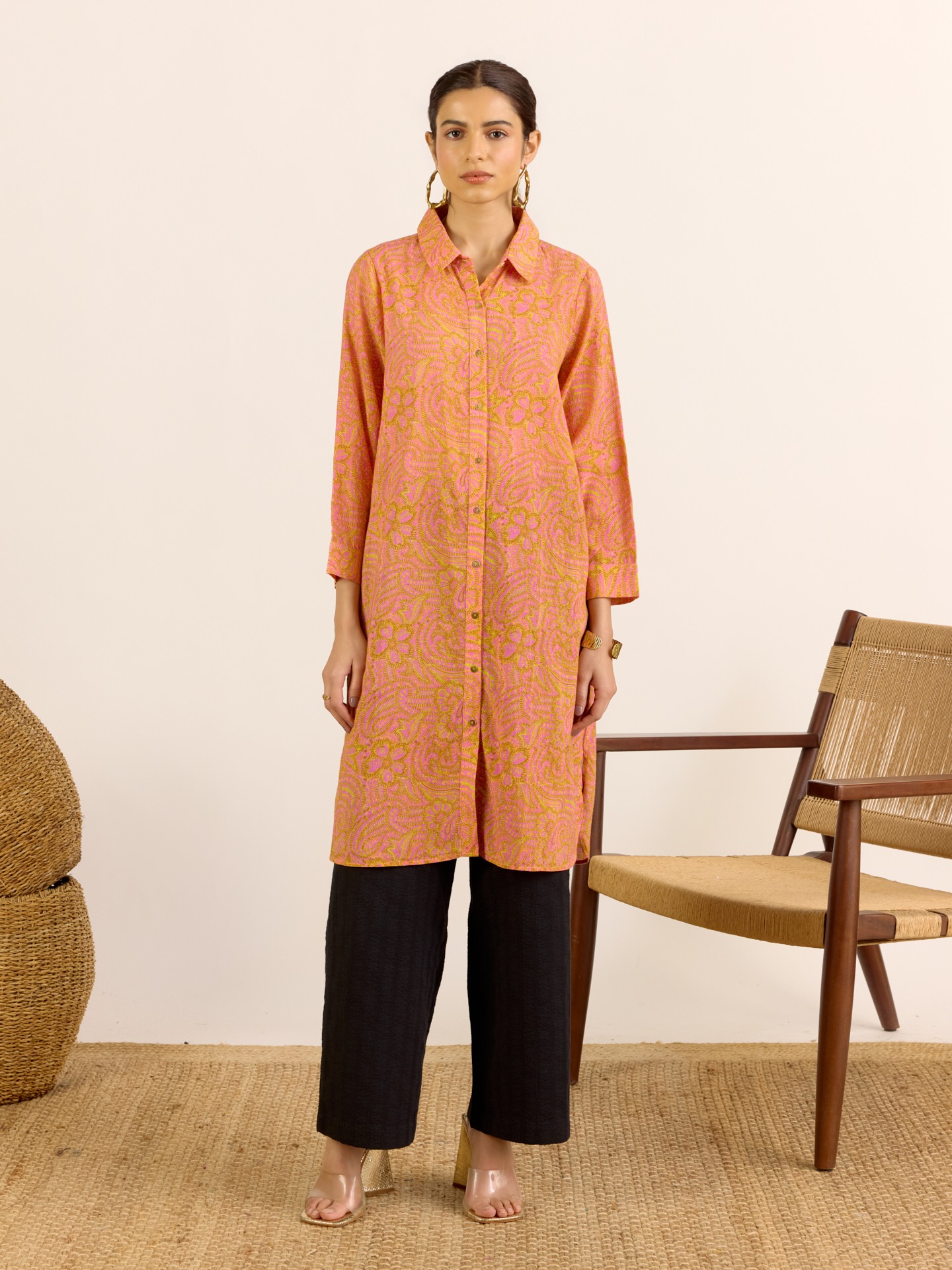Rust Navya Kurta