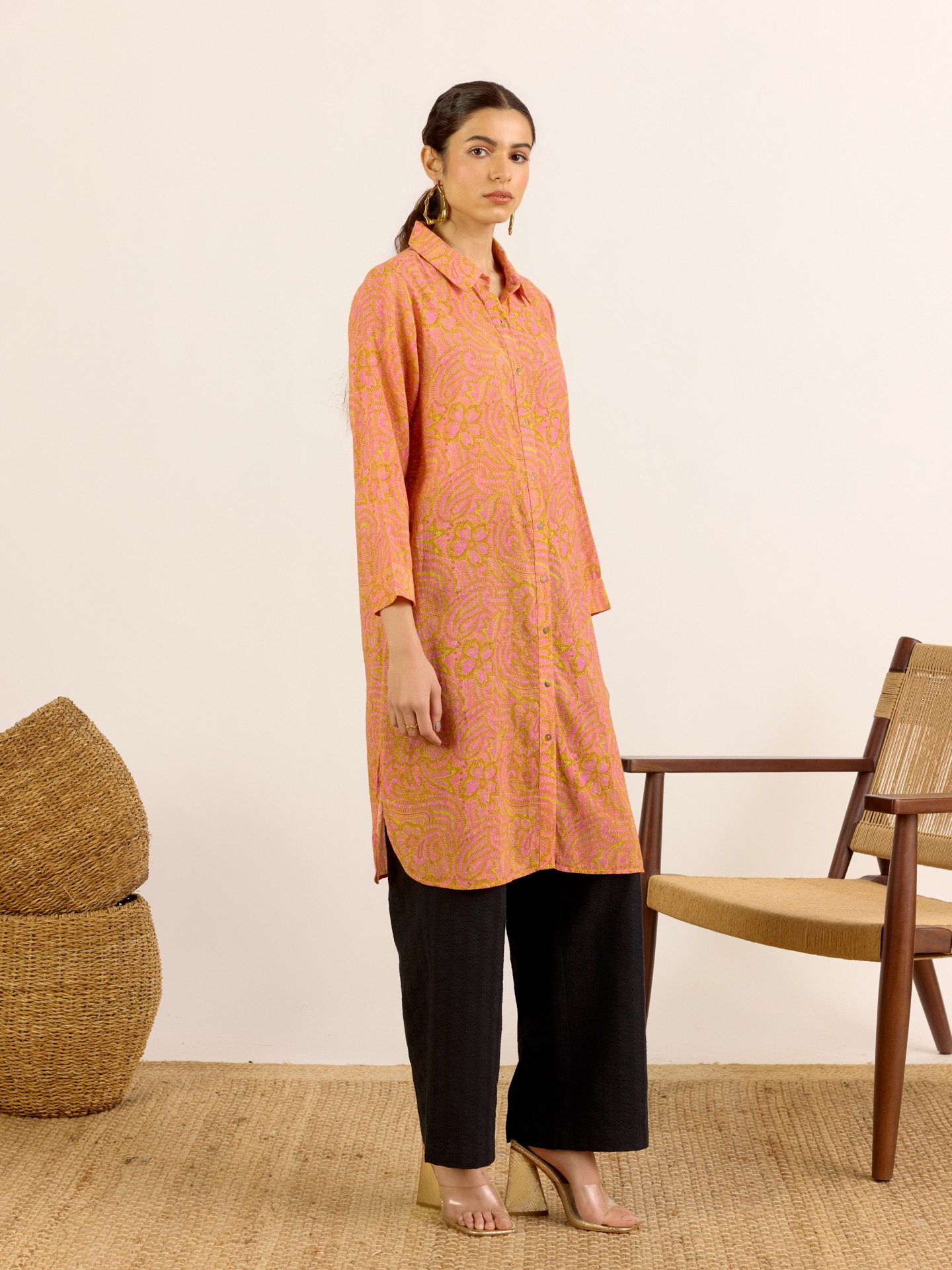 Rust Navya Kurta