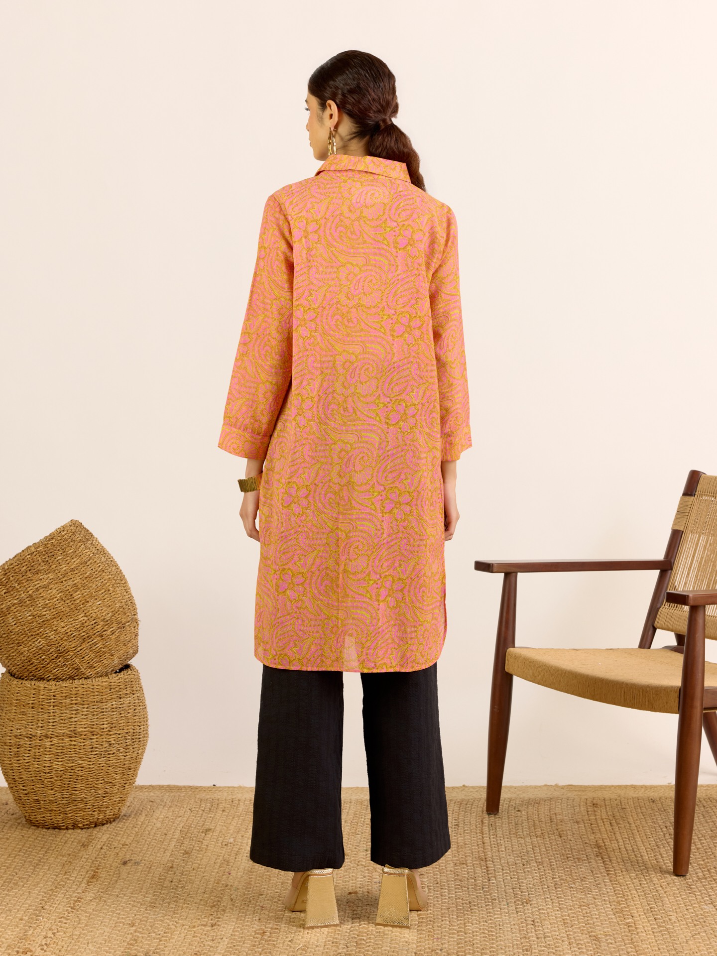 Rust Navya Kurta