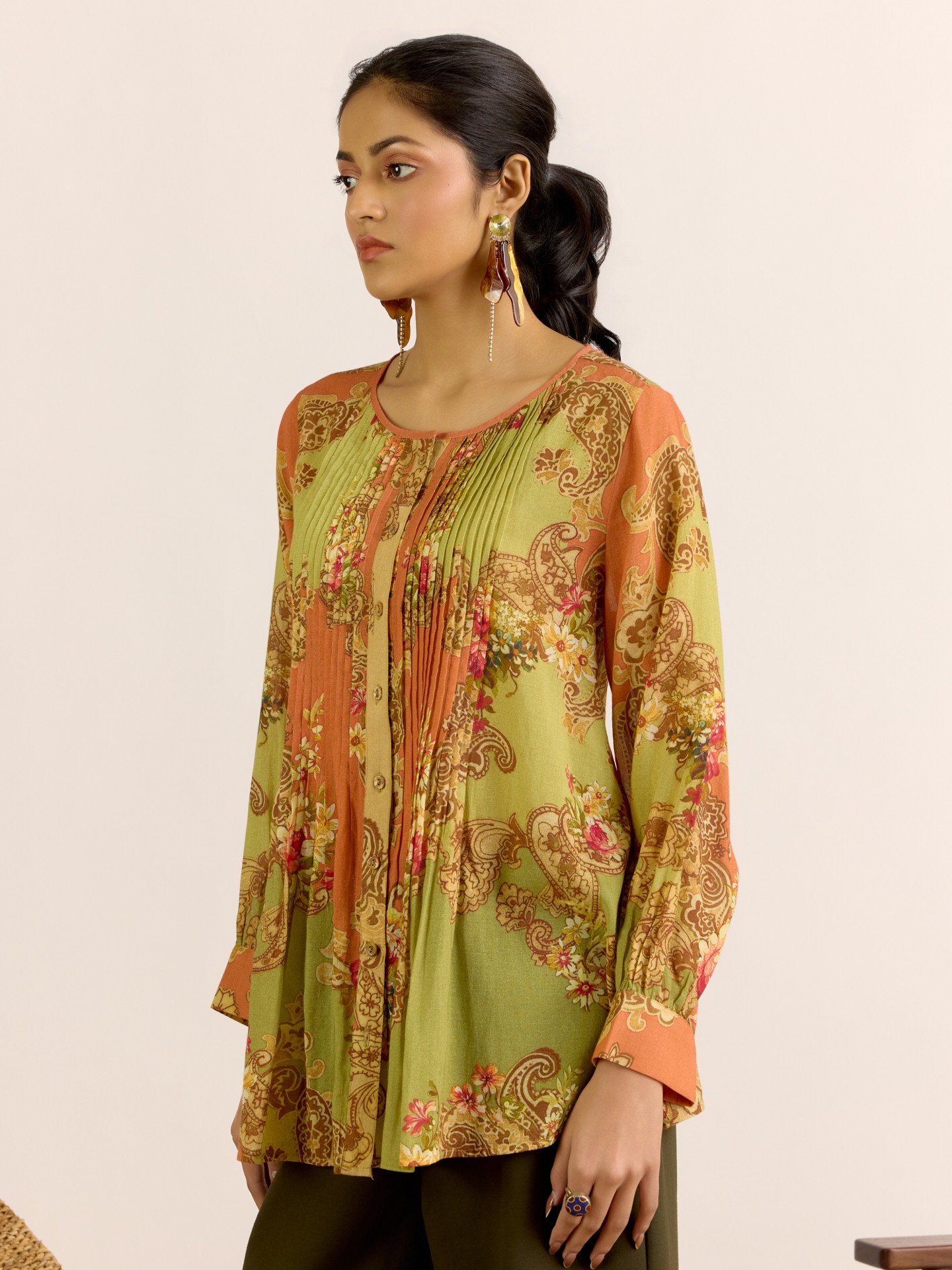 Green Sahas Kurti