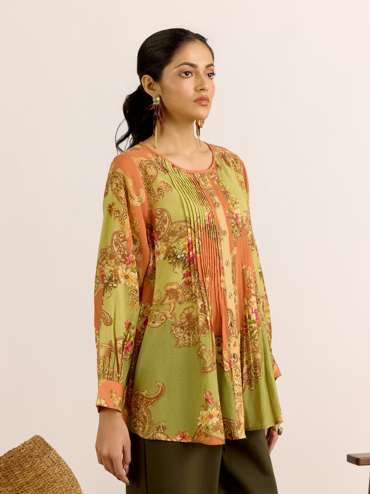 Green Sahas Kurti