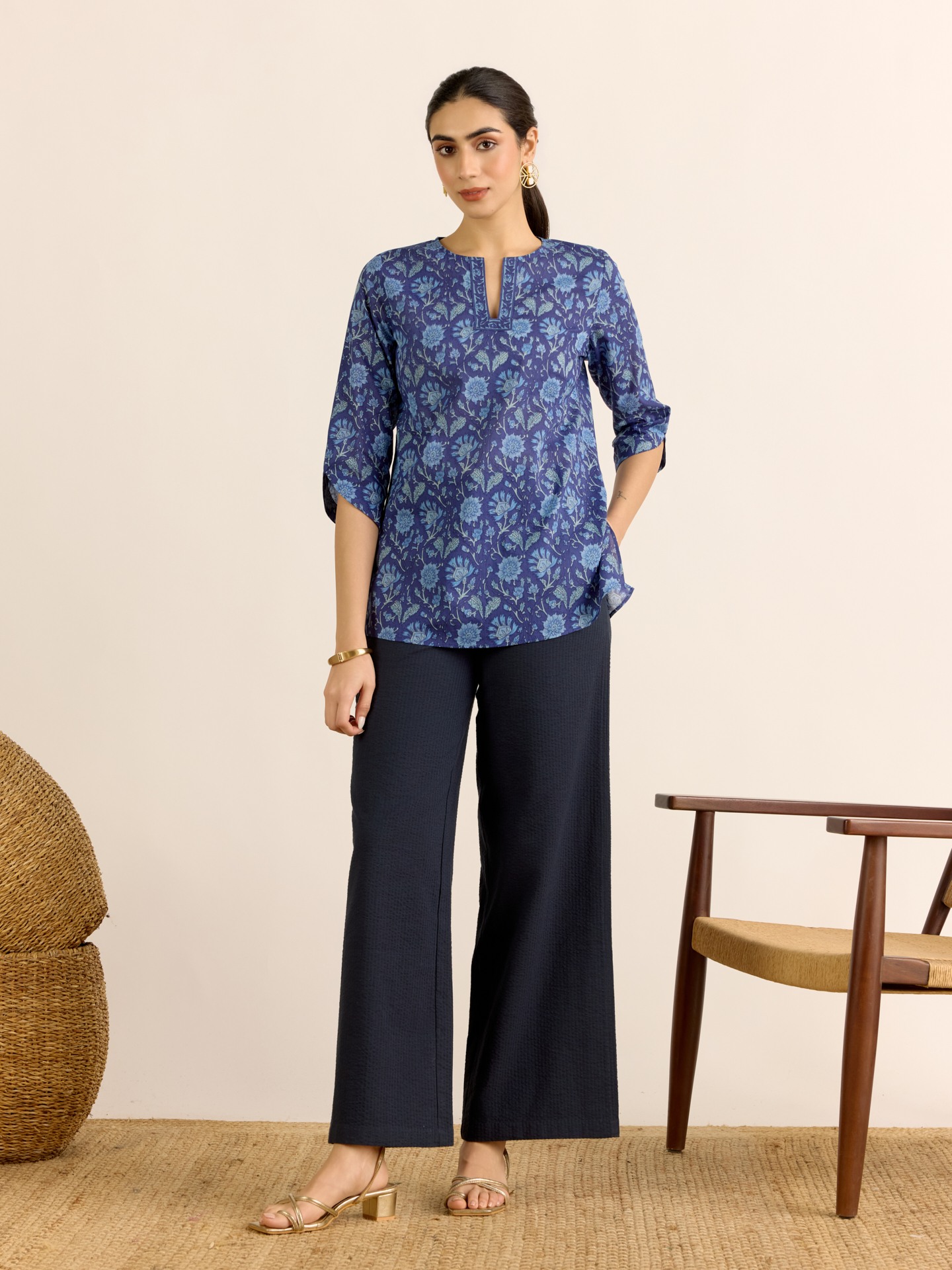 Blue Agastya Kurti