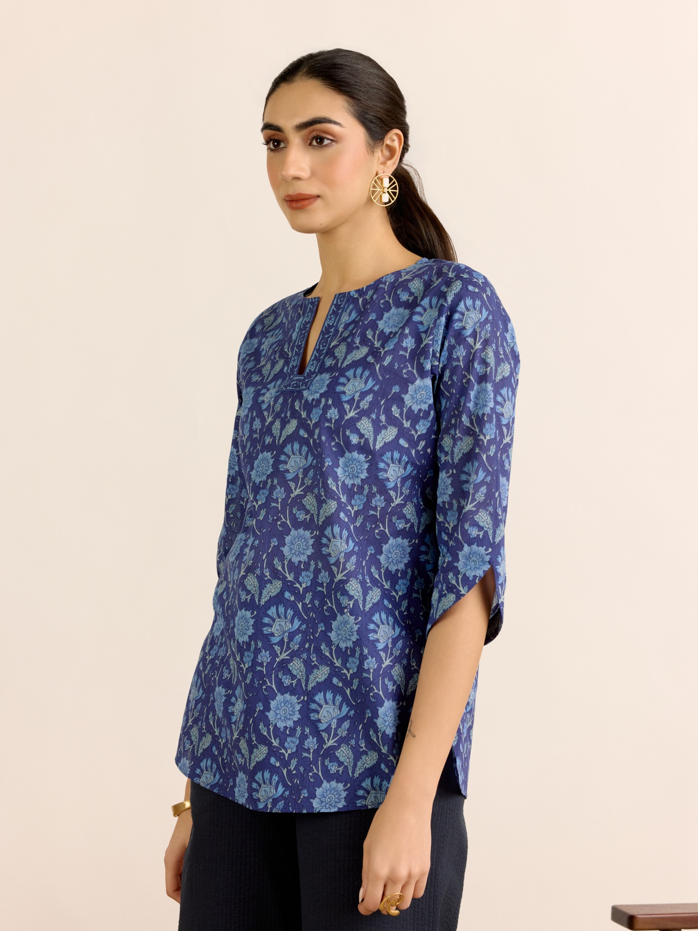 Blue Agastya Kurti