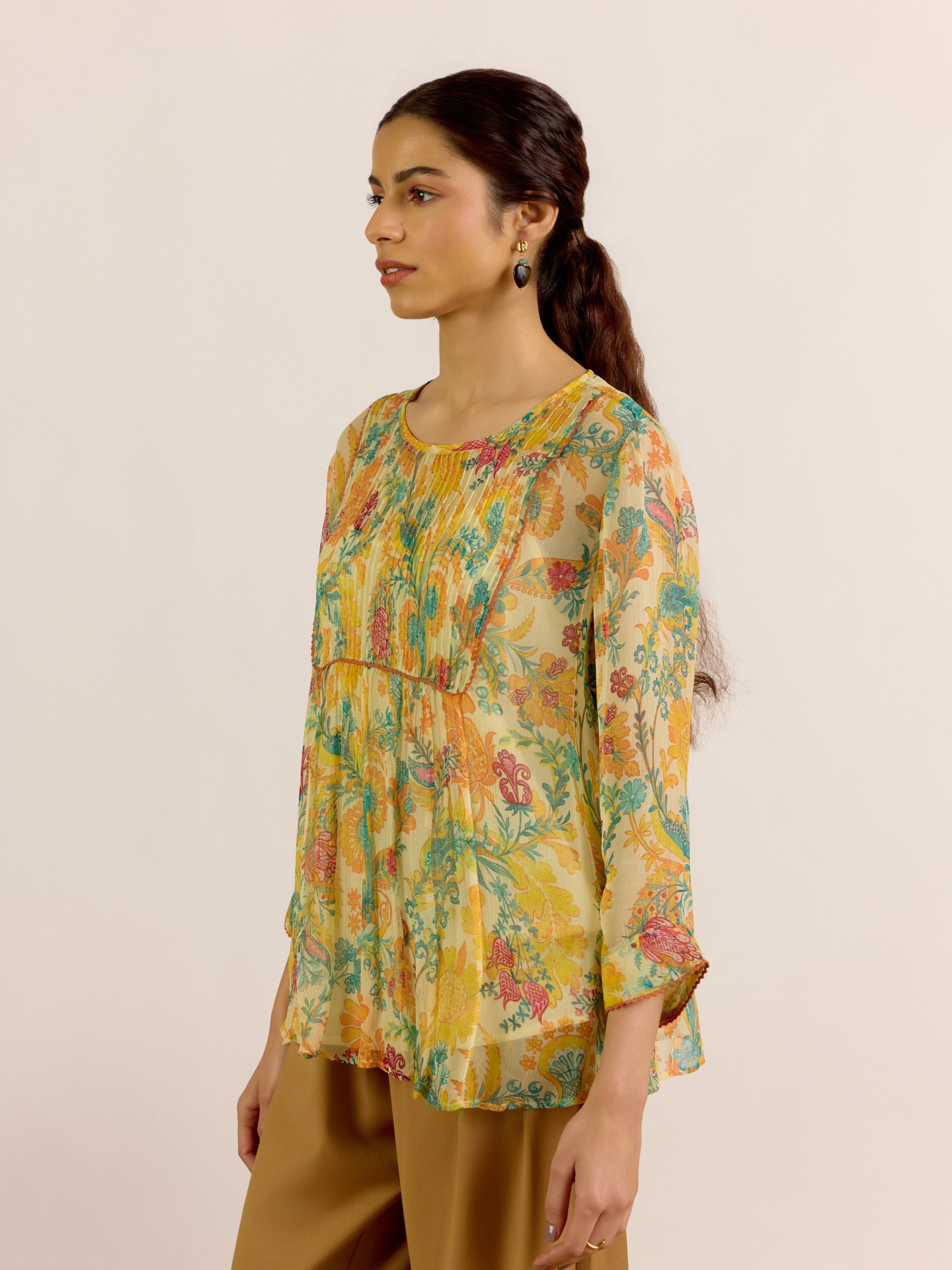 Ecru Junie Kurti