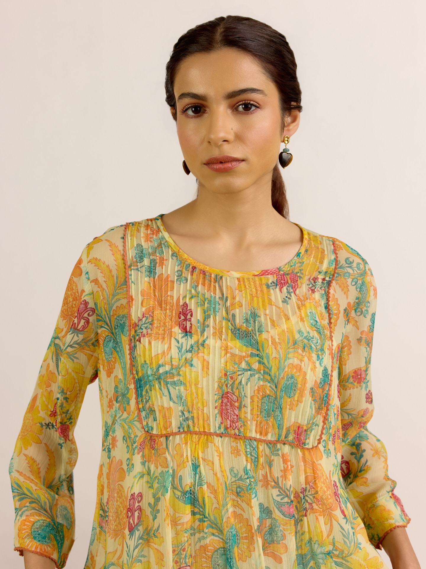 Ecru Junie Kurti