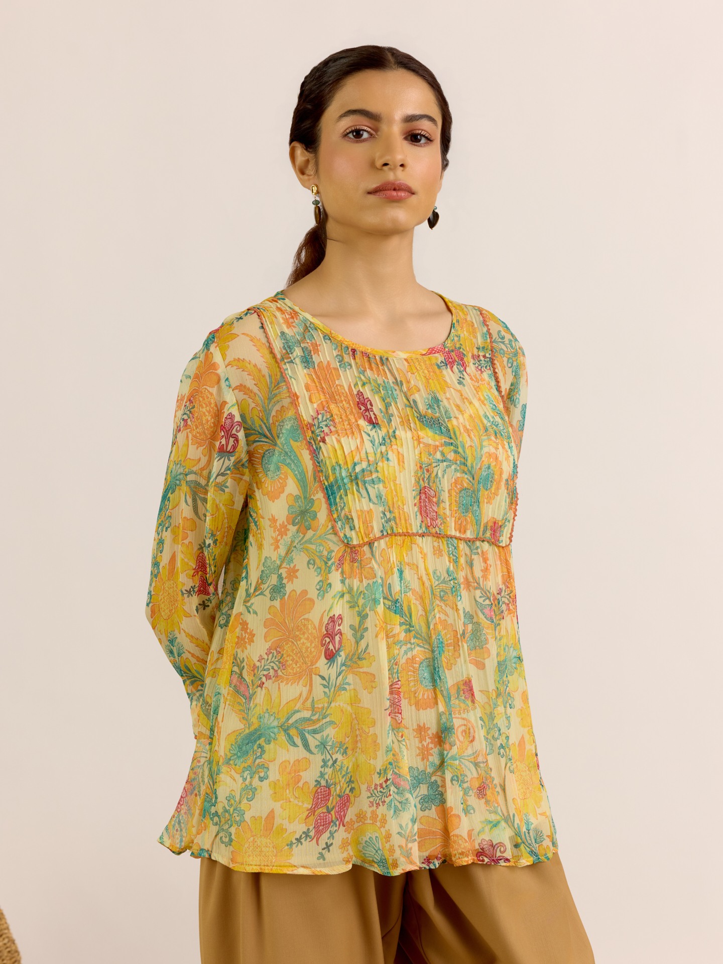 Ecru Junie Kurti