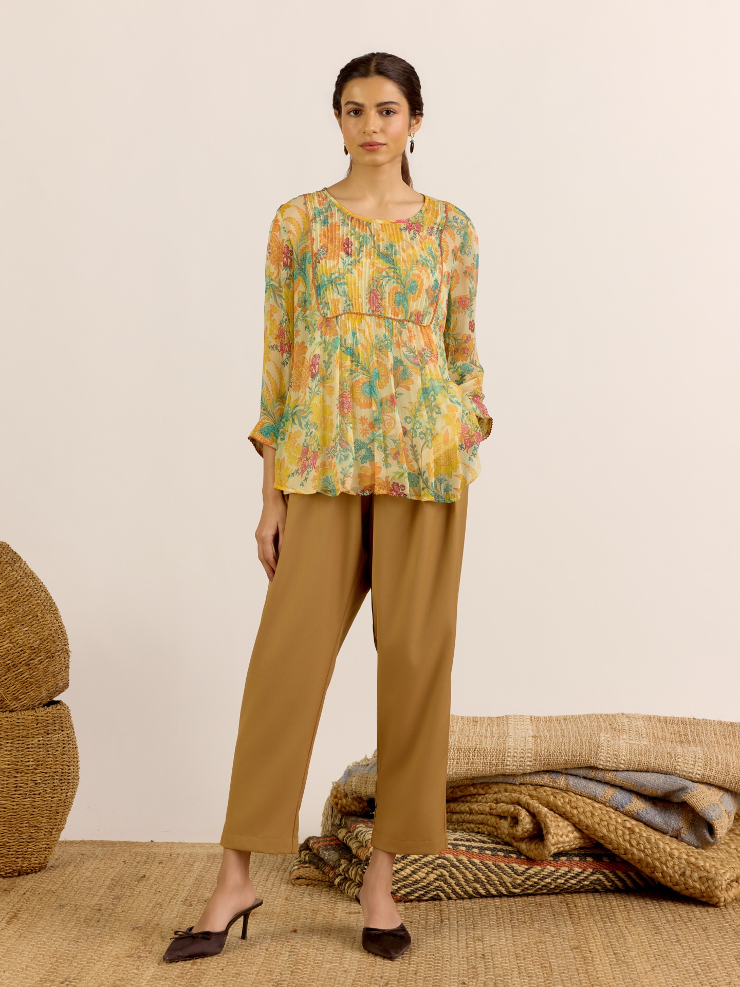 Ecru Junie Kurti