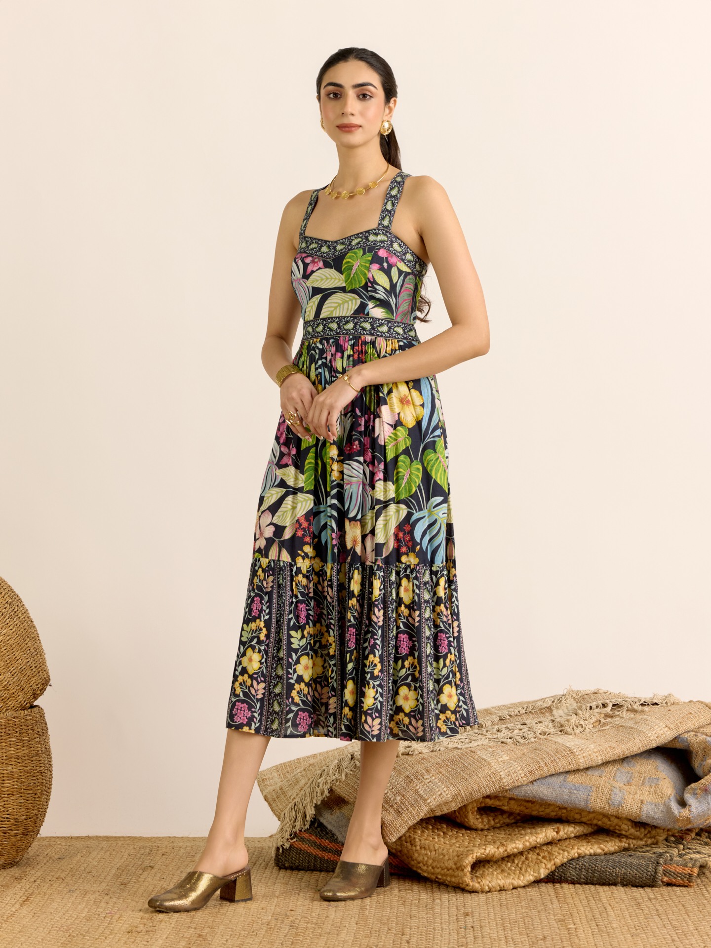 Black Aurora Long Dress