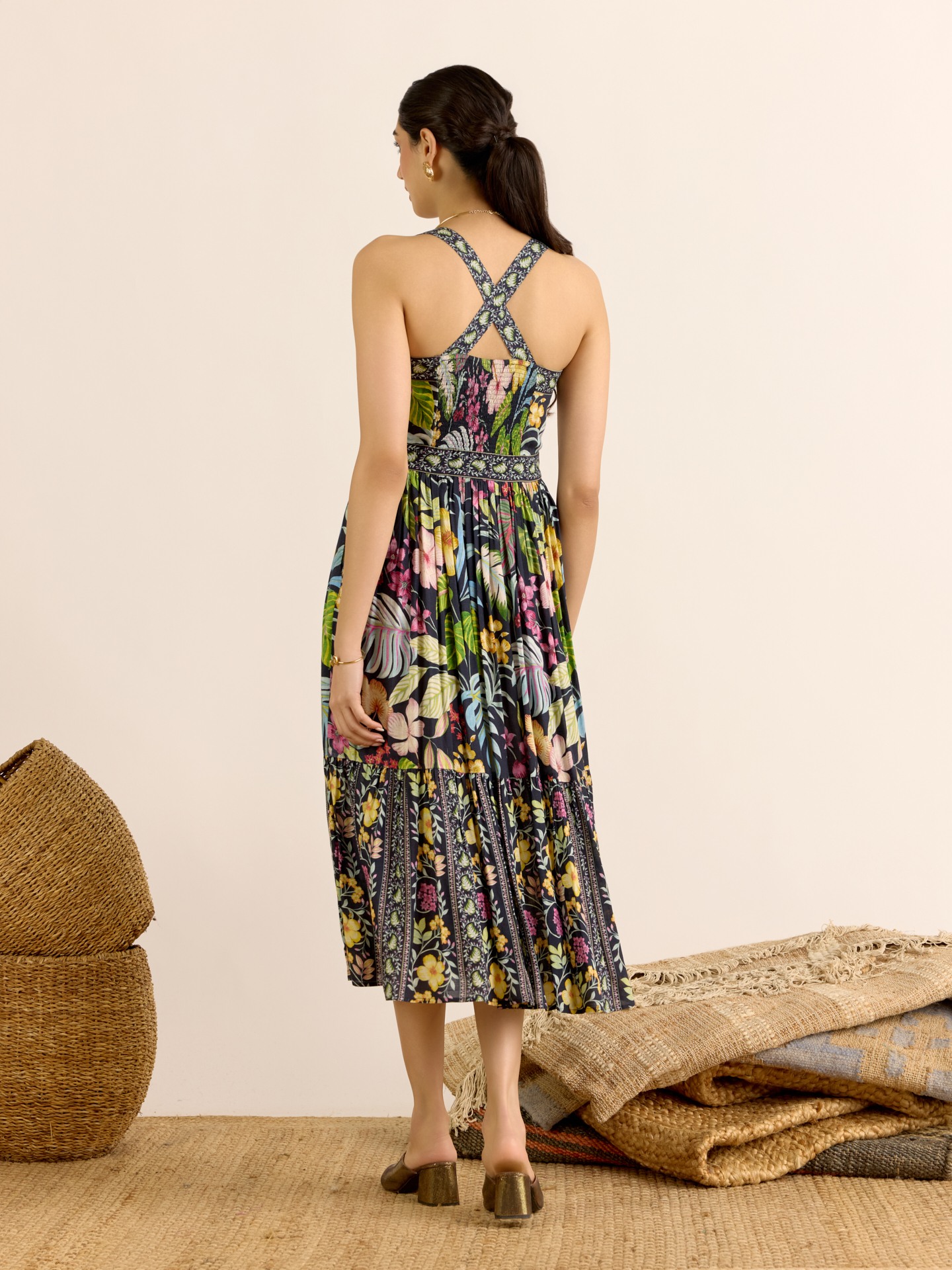 Black Aurora Long Dress