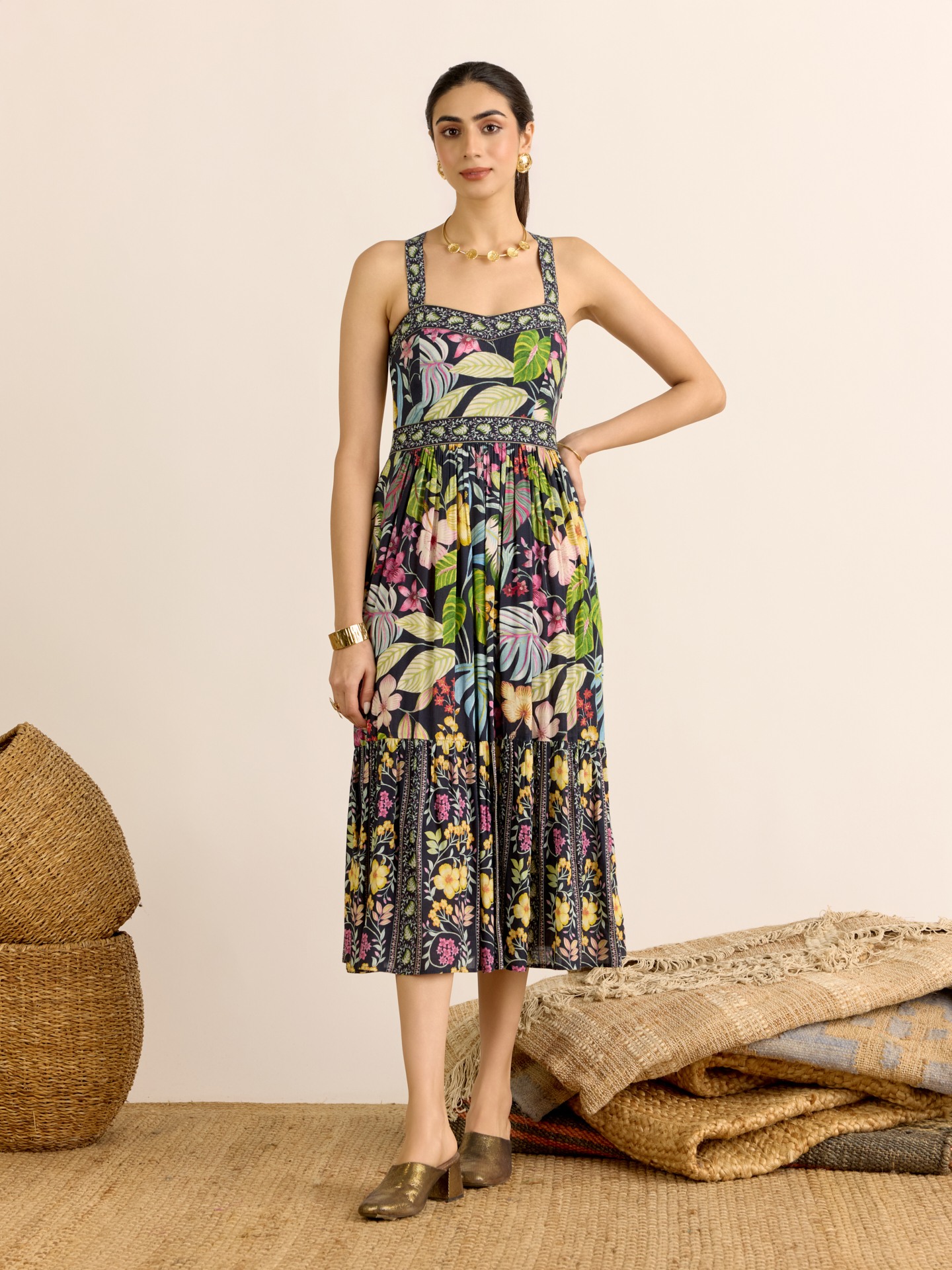 Black Aurora Long Dress