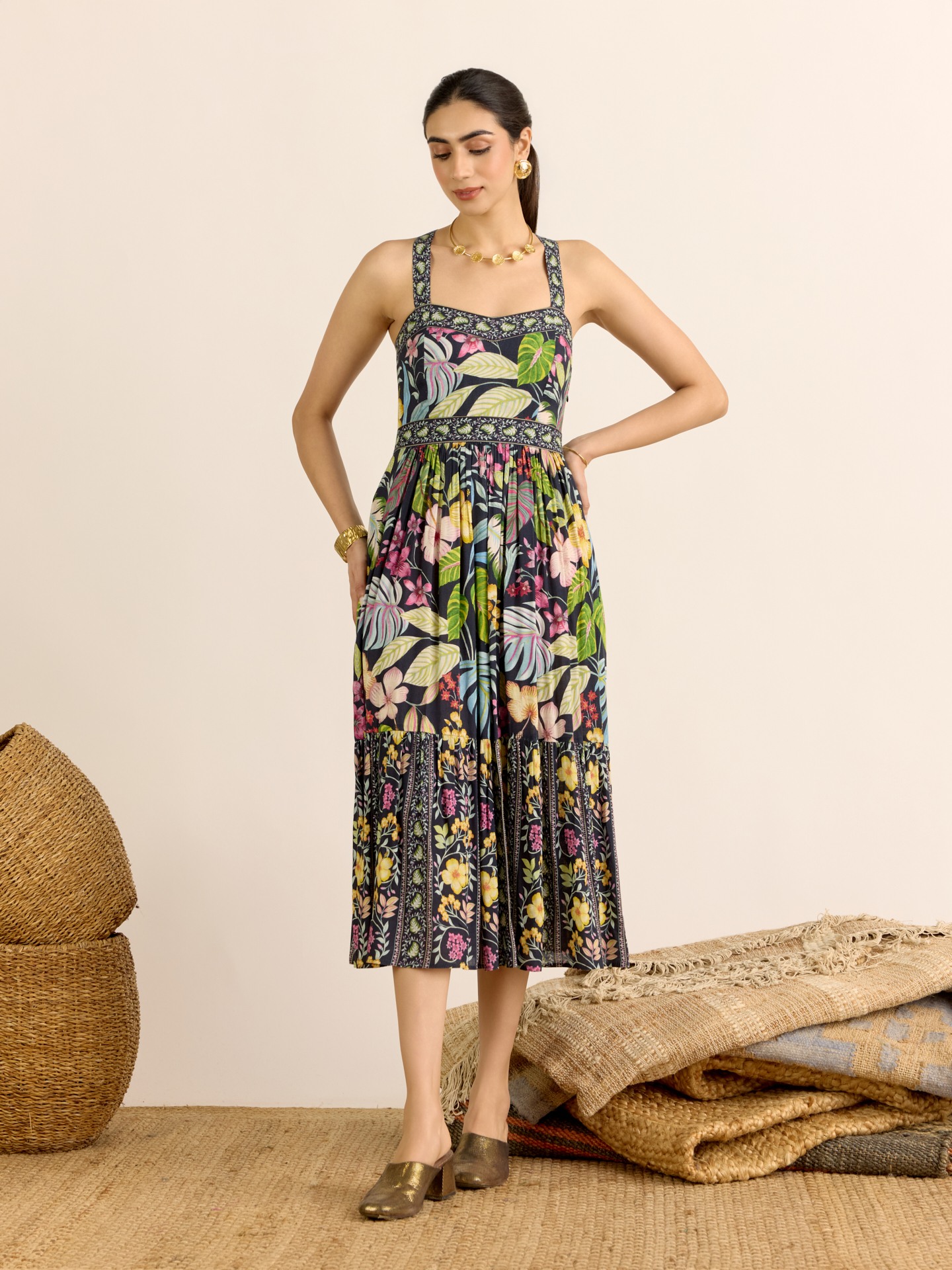 Black Aurora Long Dress